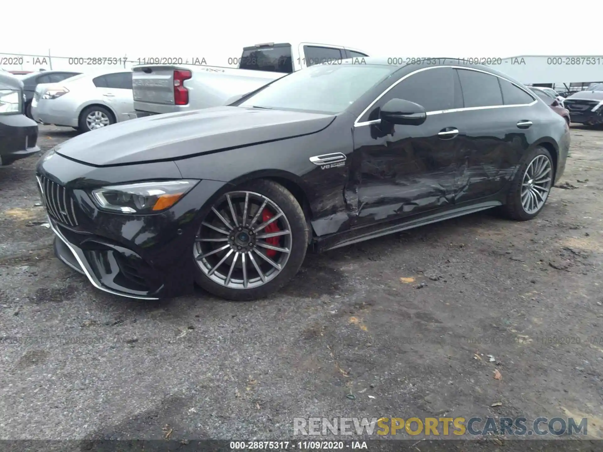 2 Photograph of a damaged car WDD7X8JB0KA006165 MERCEDES-BENZ AMG GT 2019