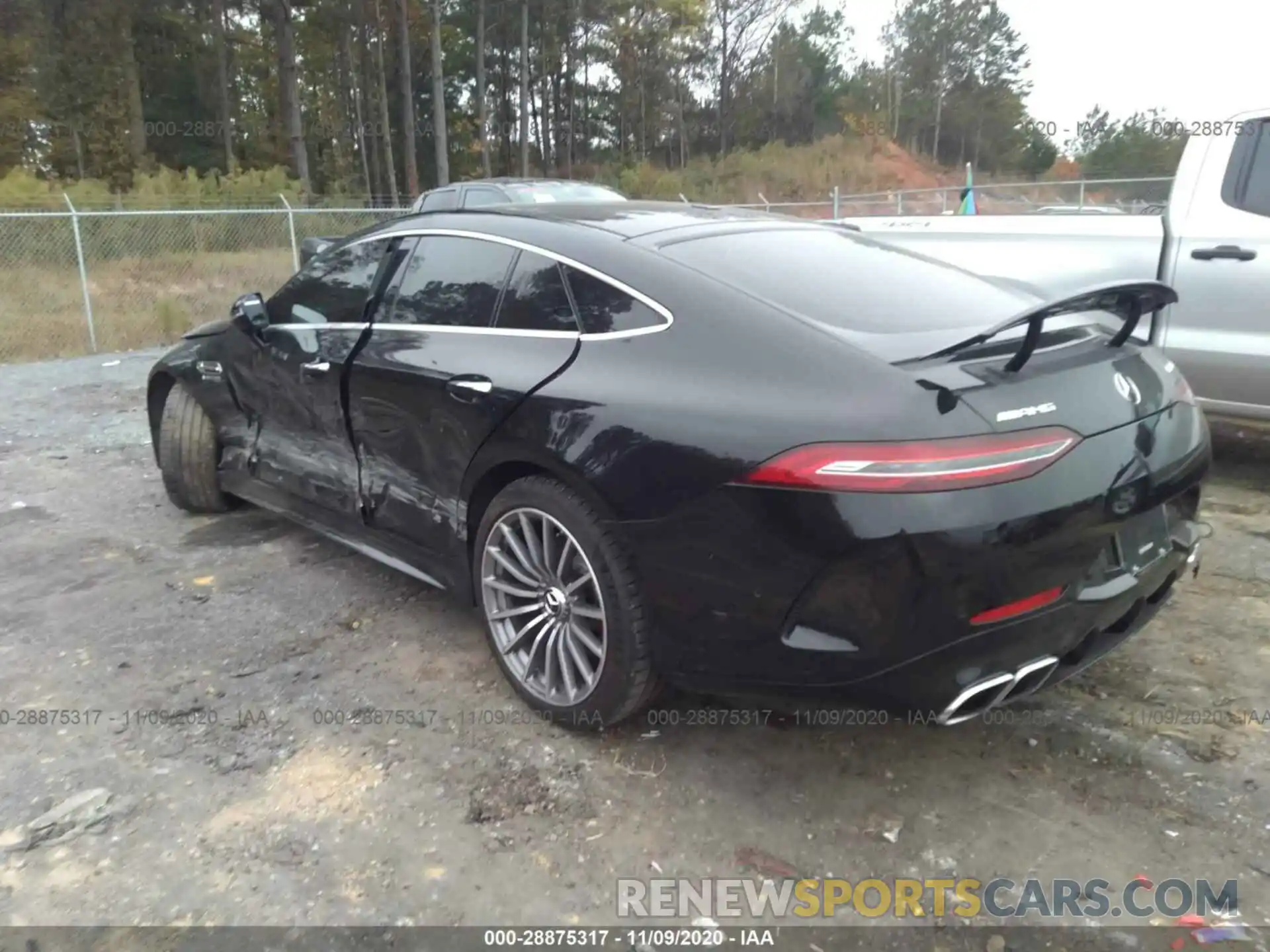 3 Photograph of a damaged car WDD7X8JB0KA006165 MERCEDES-BENZ AMG GT 2019