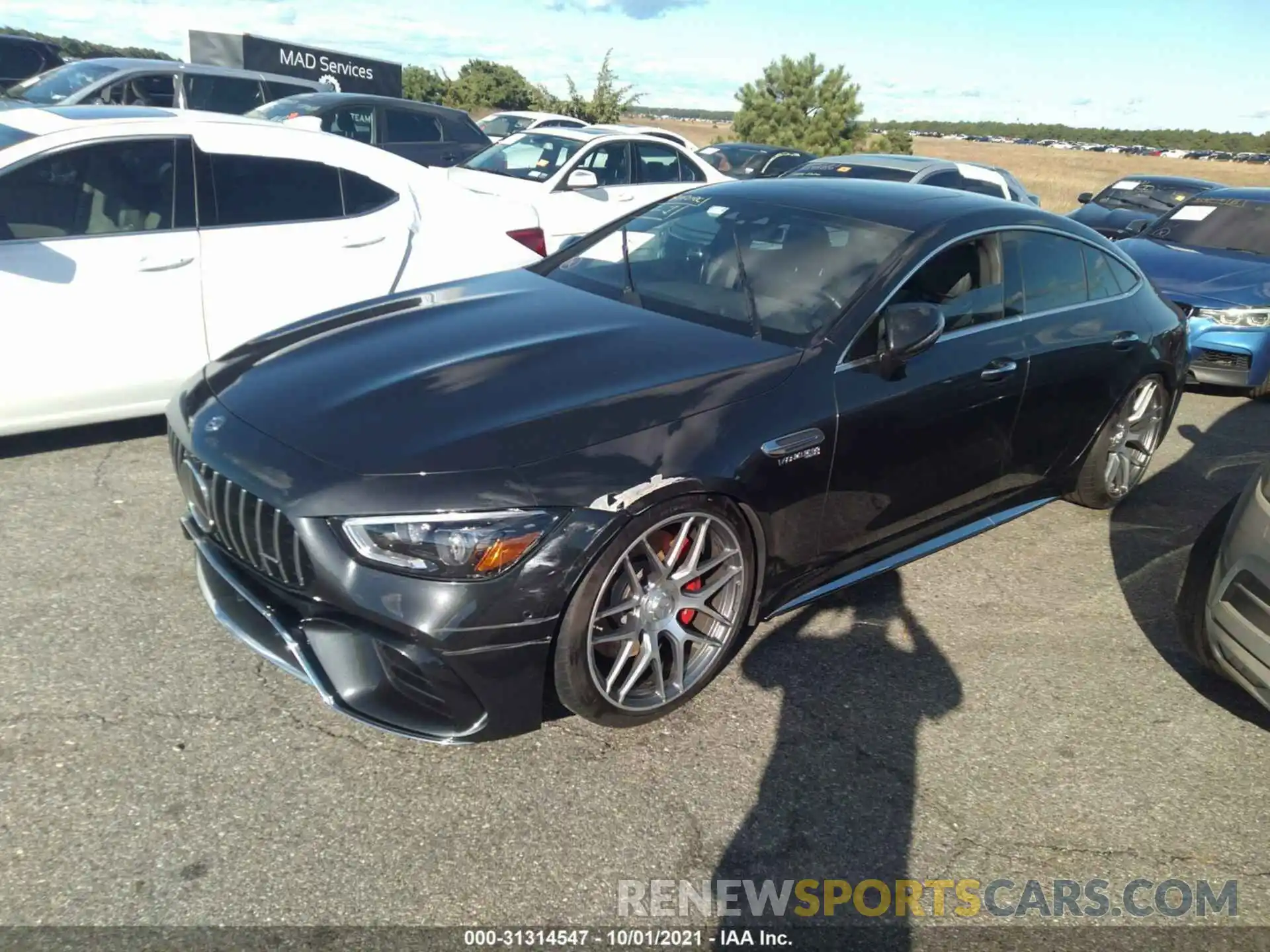 2 Photograph of a damaged car WDD7X8JB0KA007302 MERCEDES-BENZ AMG GT 2019