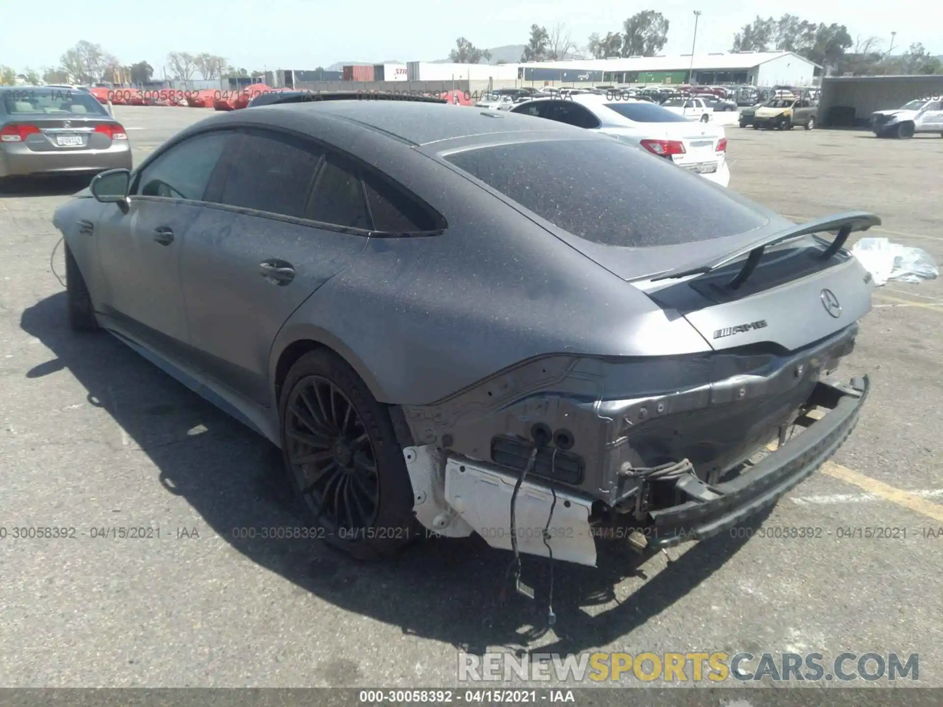 3 Photograph of a damaged car WDD7X8JB5KA004640 MERCEDES-BENZ AMG GT 2019