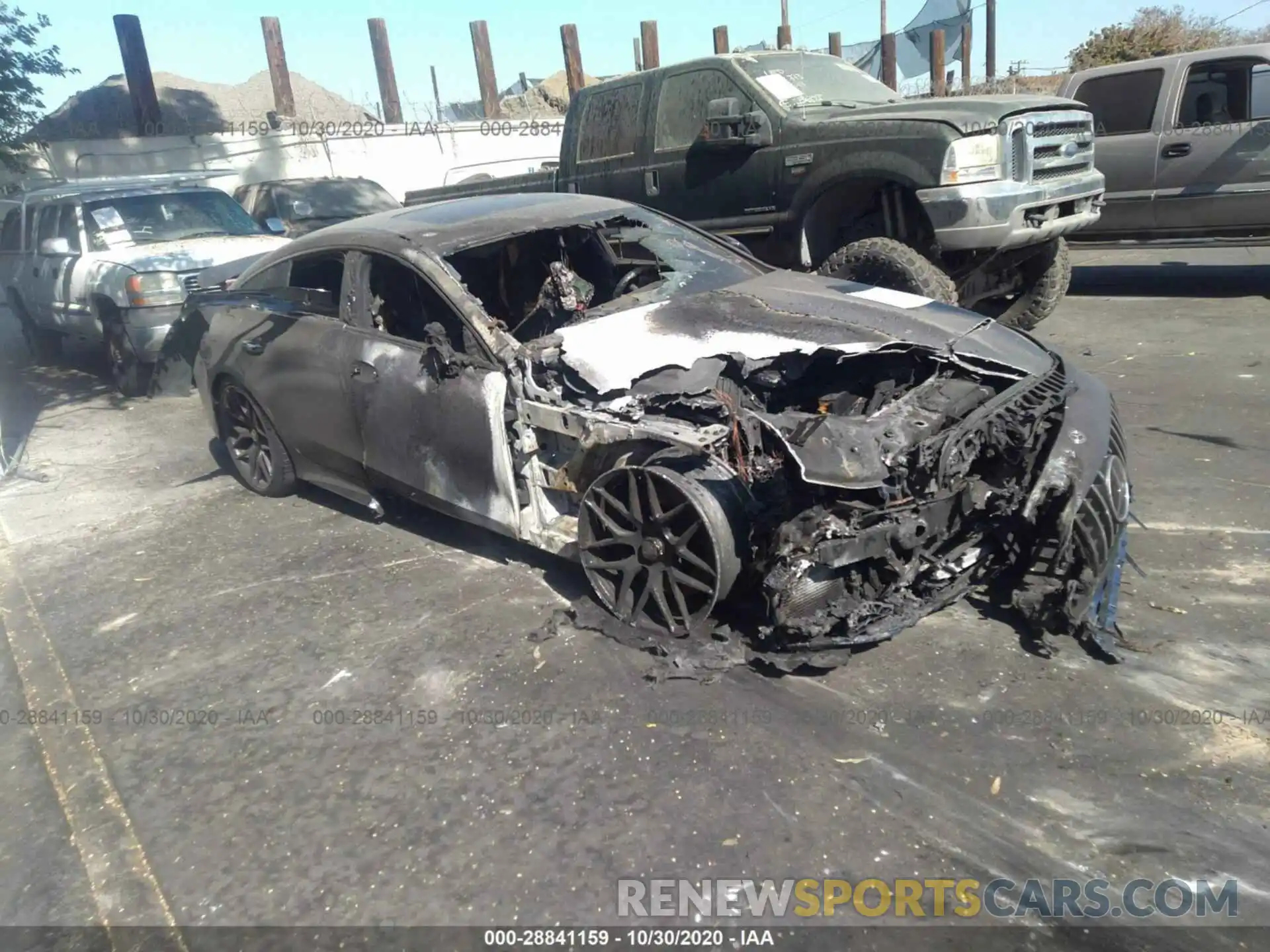 1 Photograph of a damaged car WDD7X8JB8KA006267 MERCEDES-BENZ AMG GT 2019