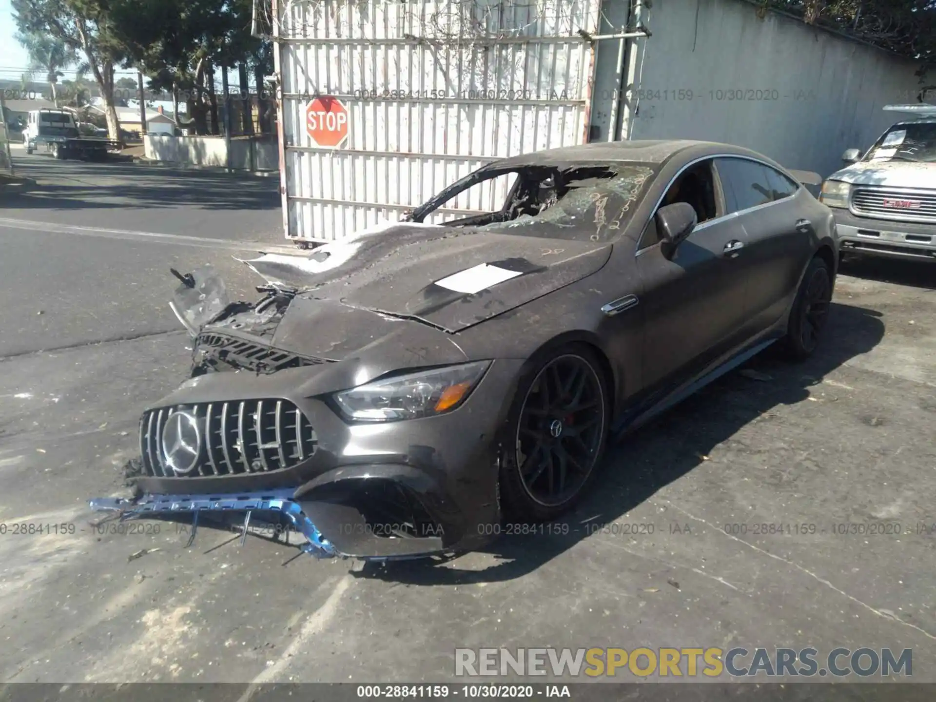 2 Photograph of a damaged car WDD7X8JB8KA006267 MERCEDES-BENZ AMG GT 2019