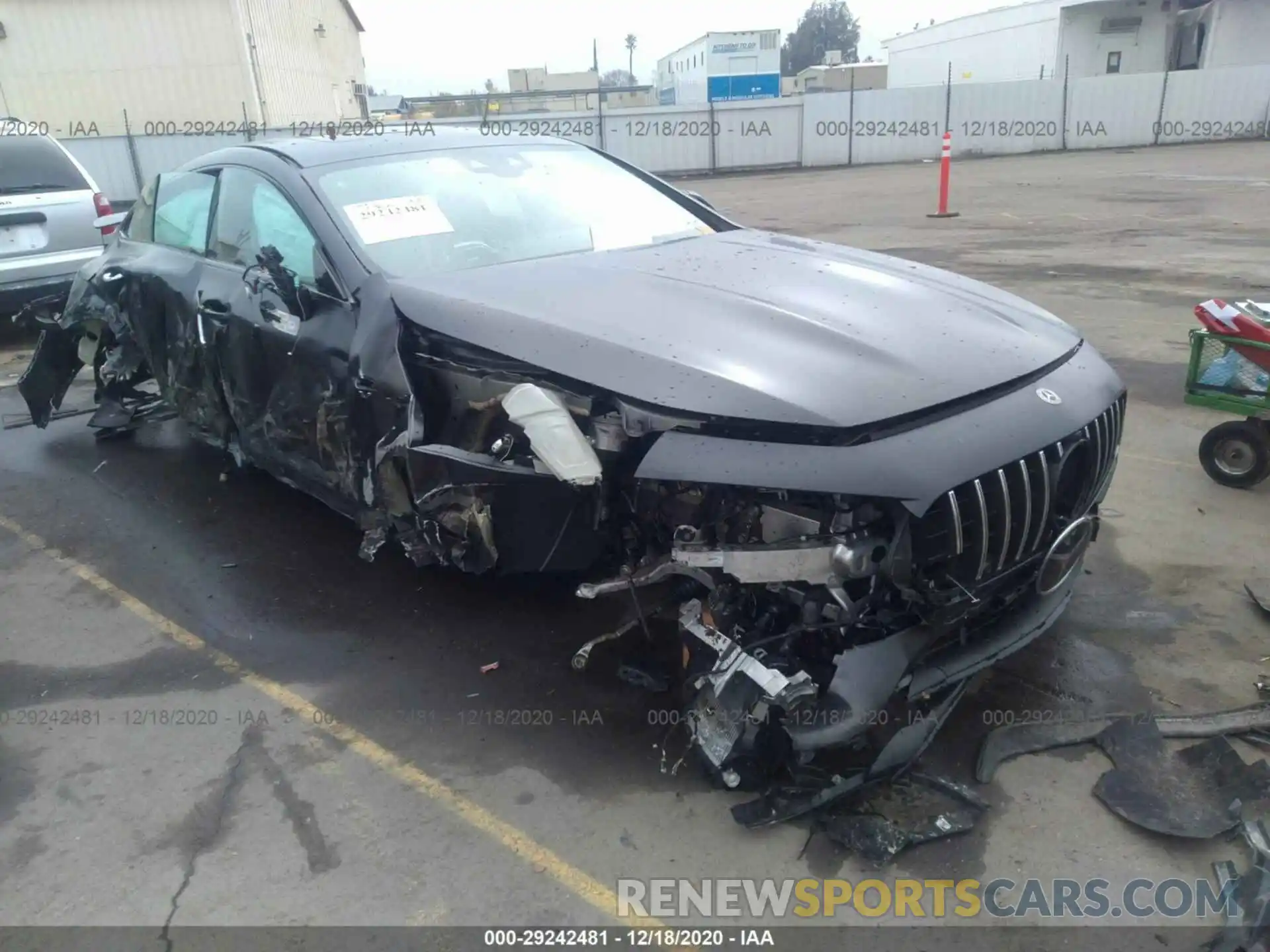 1 Photograph of a damaged car WDD7X8KB1KA001538 MERCEDES-BENZ AMG GT 2019