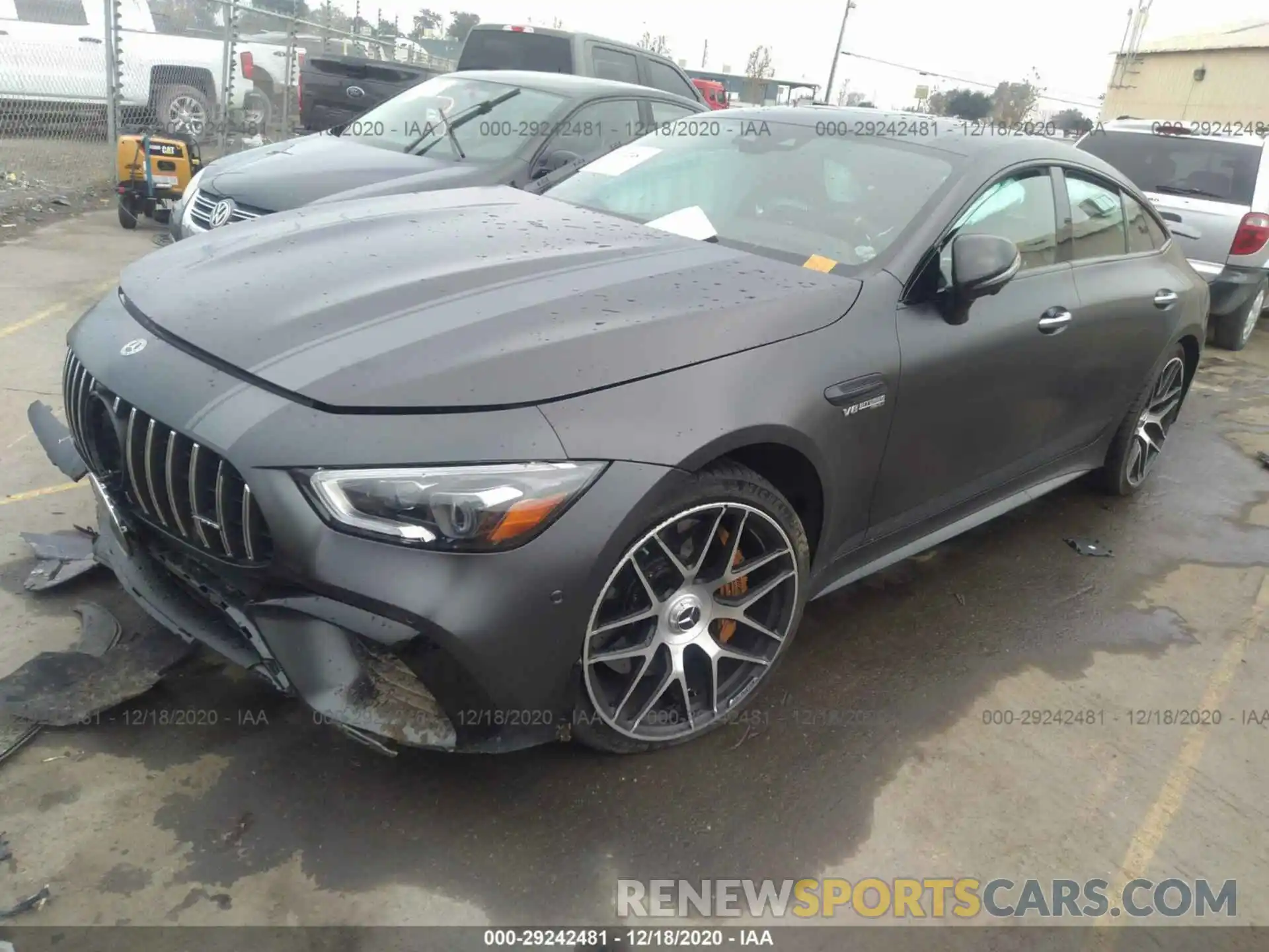 2 Photograph of a damaged car WDD7X8KB1KA001538 MERCEDES-BENZ AMG GT 2019