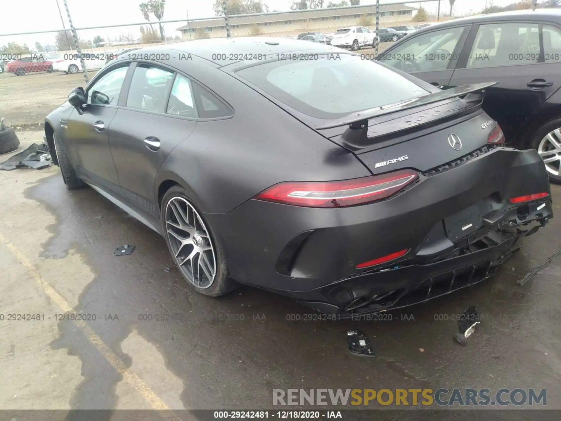 3 Photograph of a damaged car WDD7X8KB1KA001538 MERCEDES-BENZ AMG GT 2019