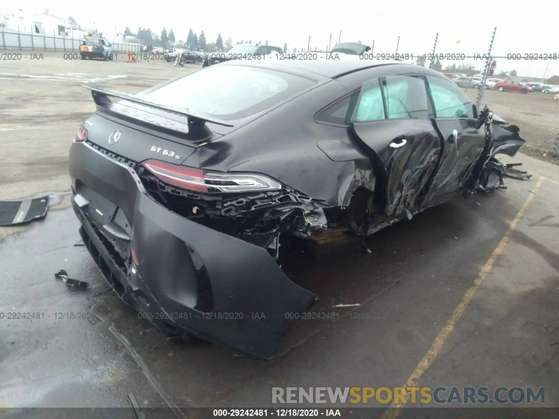 4 Photograph of a damaged car WDD7X8KB1KA001538 MERCEDES-BENZ AMG GT 2019