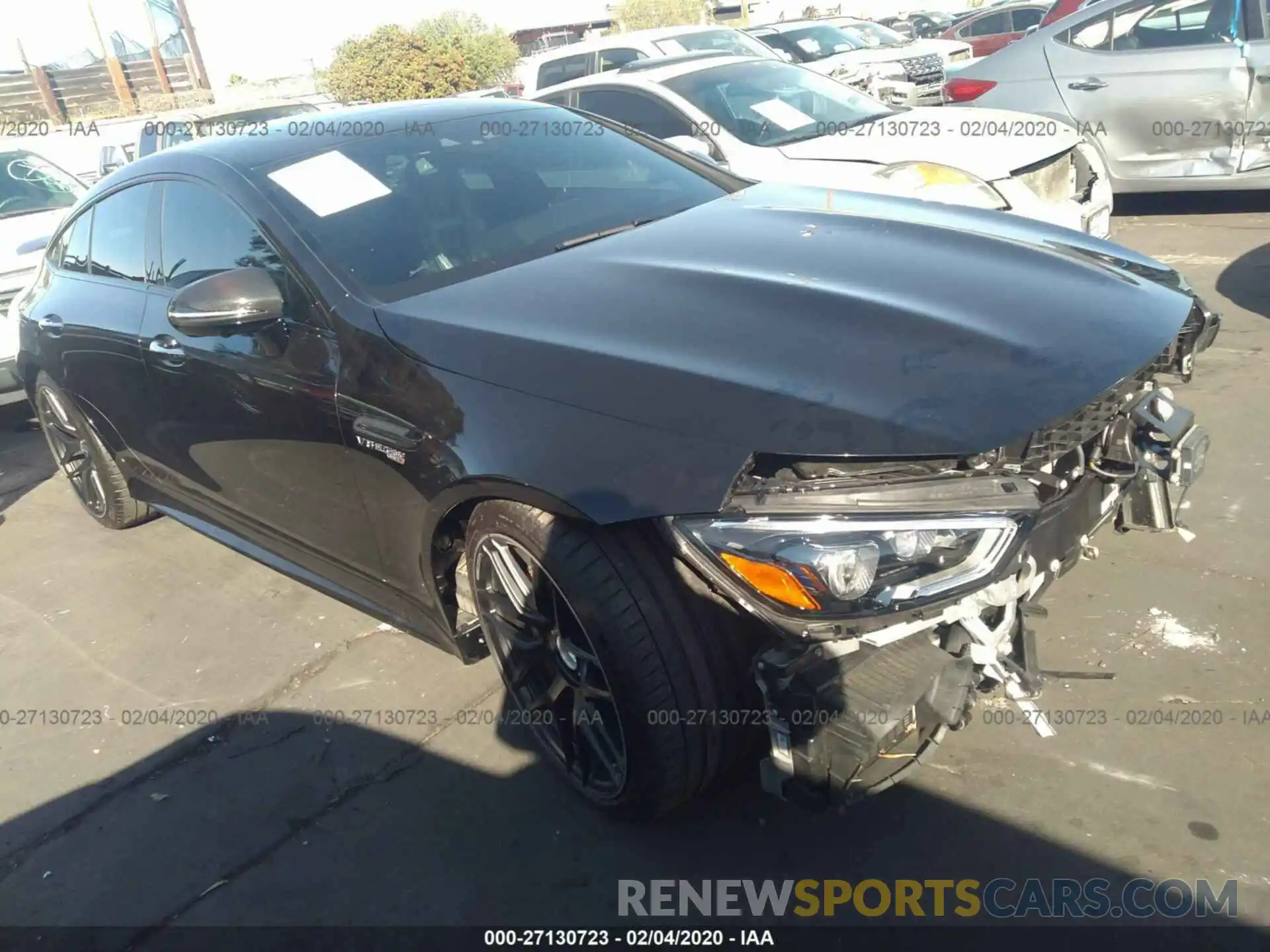 1 Photograph of a damaged car WDD7X8KB4KA004613 MERCEDES-BENZ AMG GT 2019