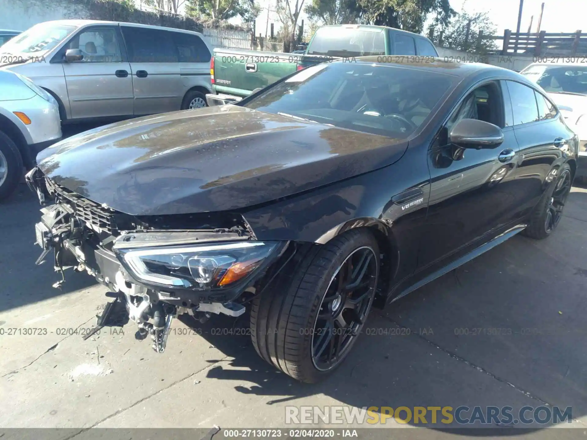 2 Photograph of a damaged car WDD7X8KB4KA004613 MERCEDES-BENZ AMG GT 2019