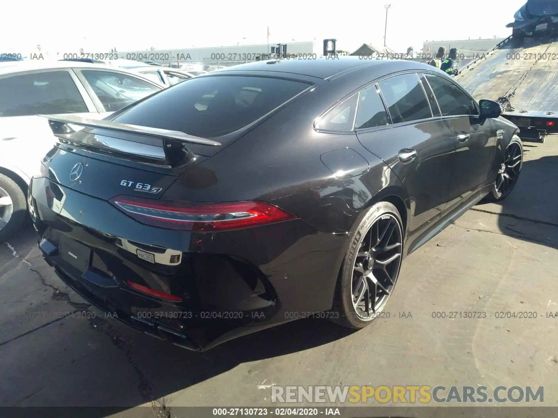 4 Фотография поврежденного автомобиля WDD7X8KB4KA004613 MERCEDES-BENZ AMG GT 2019