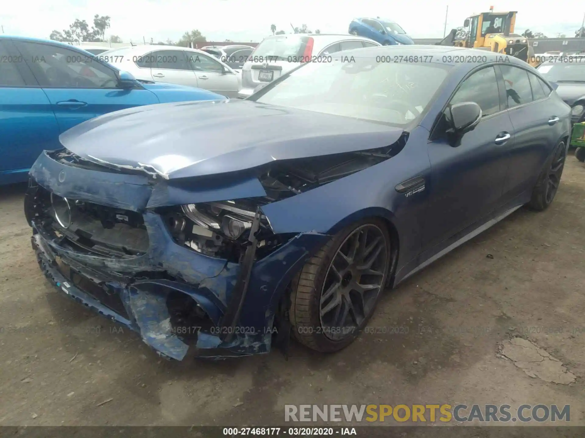 2 Photograph of a damaged car WDD7X8KB6KA006198 MERCEDES-BENZ AMG GT 2019