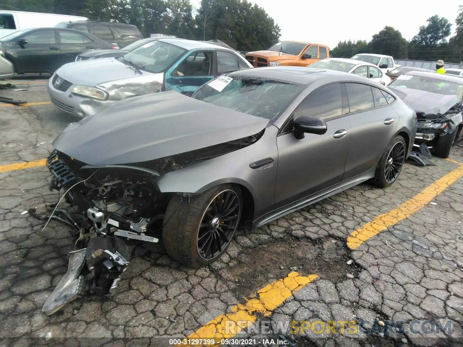 2 Photograph of a damaged car WDD7X8KBXKA005913 MERCEDES-BENZ AMG GT 2019