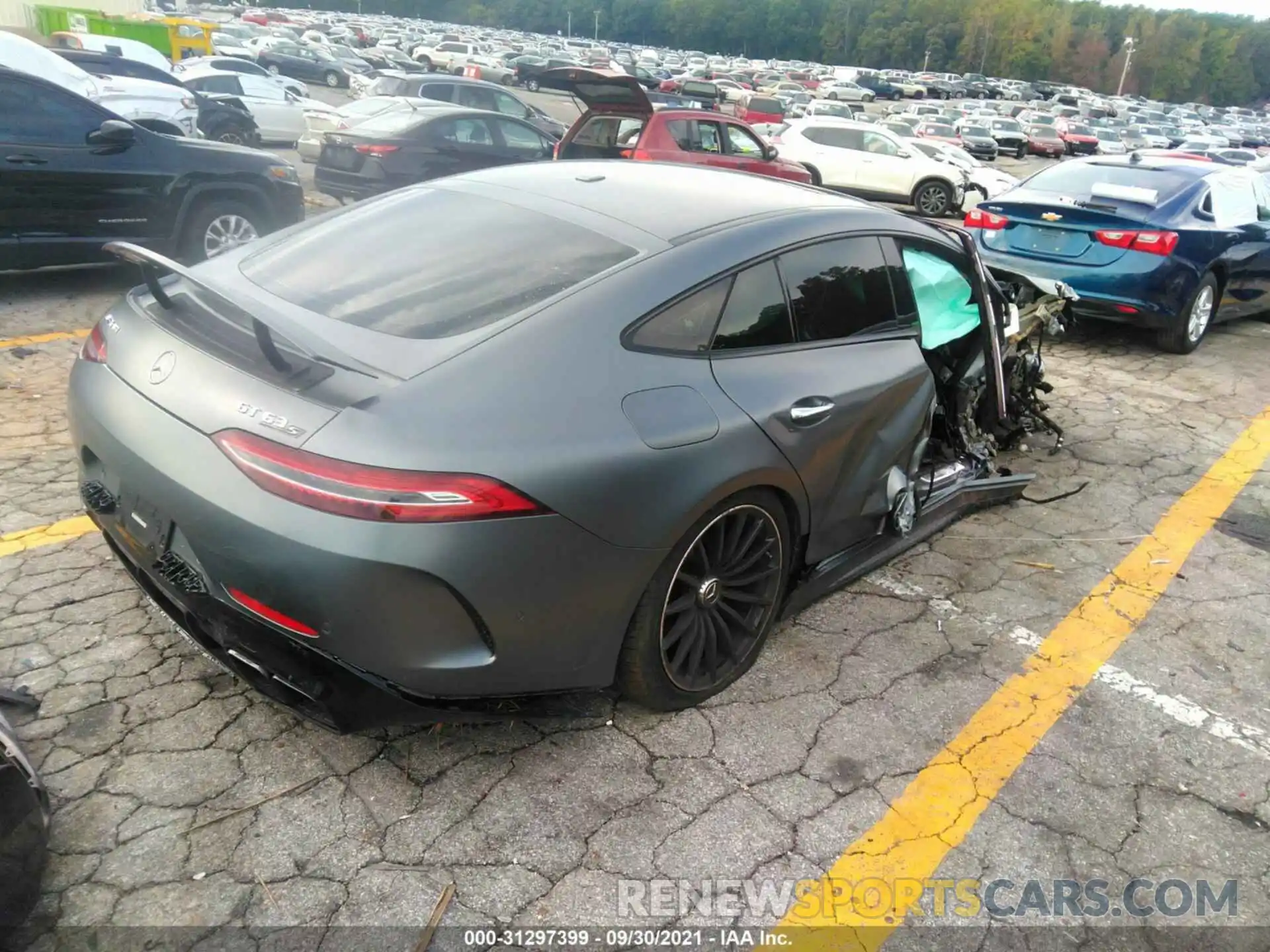 4 Фотография поврежденного автомобиля WDD7X8KBXKA005913 MERCEDES-BENZ AMG GT 2019