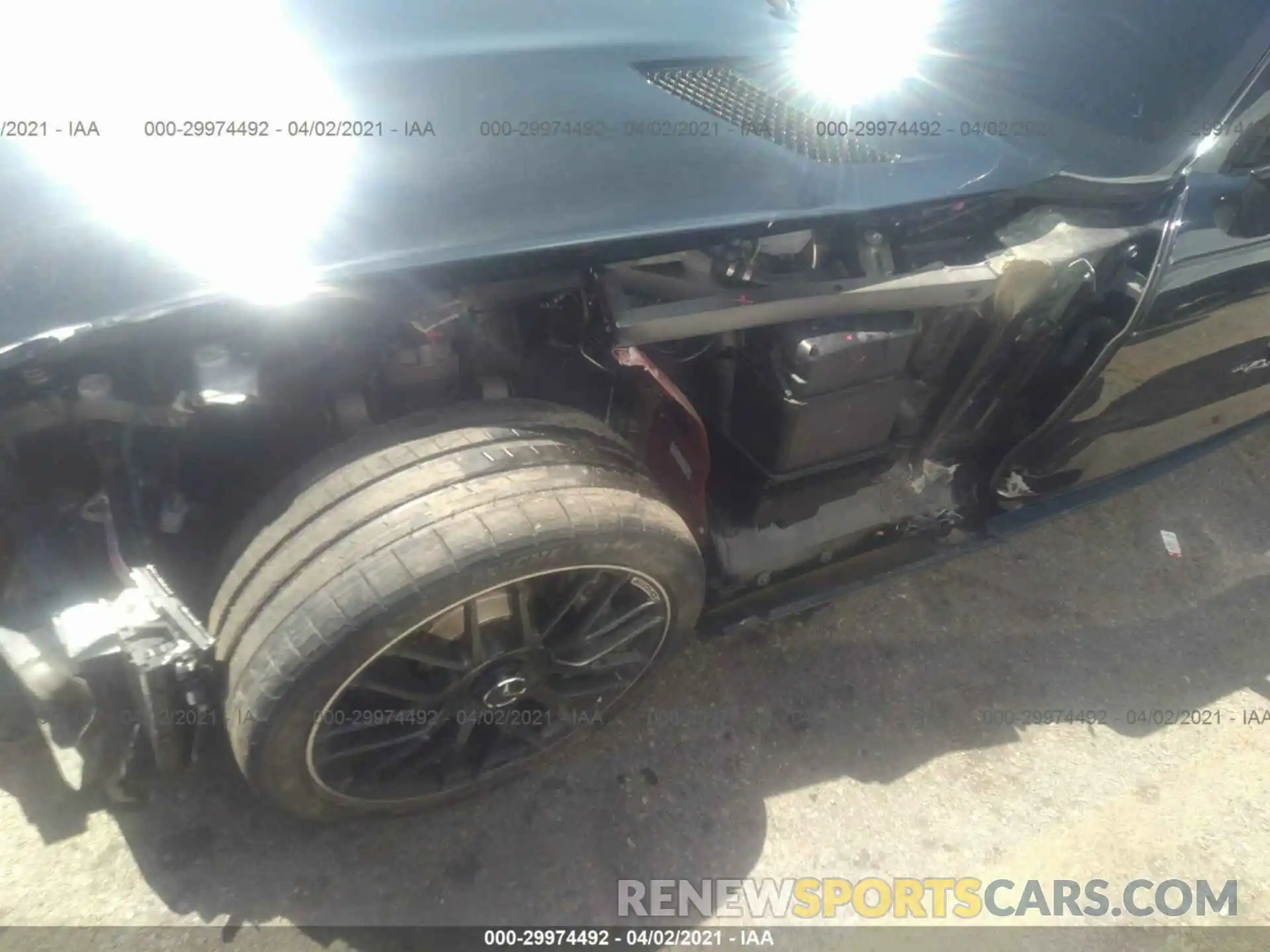 6 Photograph of a damaged car WDDYJ7HA0KA023349 MERCEDES-BENZ AMG GT 2019