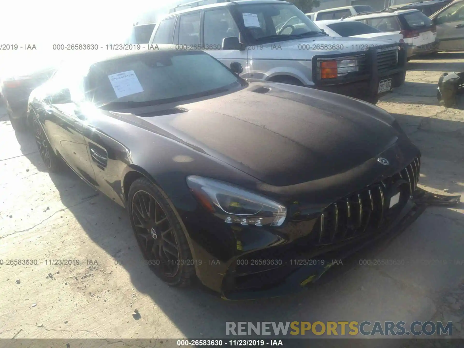 1 Photograph of a damaged car WDDYJ7HA9KA023334 MERCEDES-BENZ AMG GT 2019