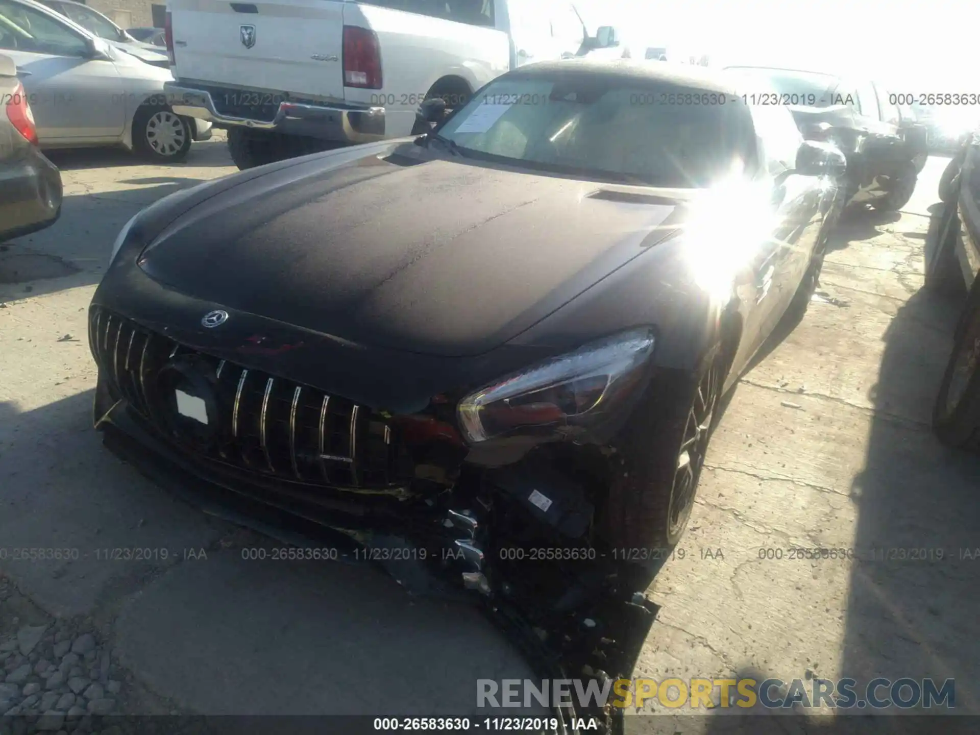 2 Photograph of a damaged car WDDYJ7HA9KA023334 MERCEDES-BENZ AMG GT 2019