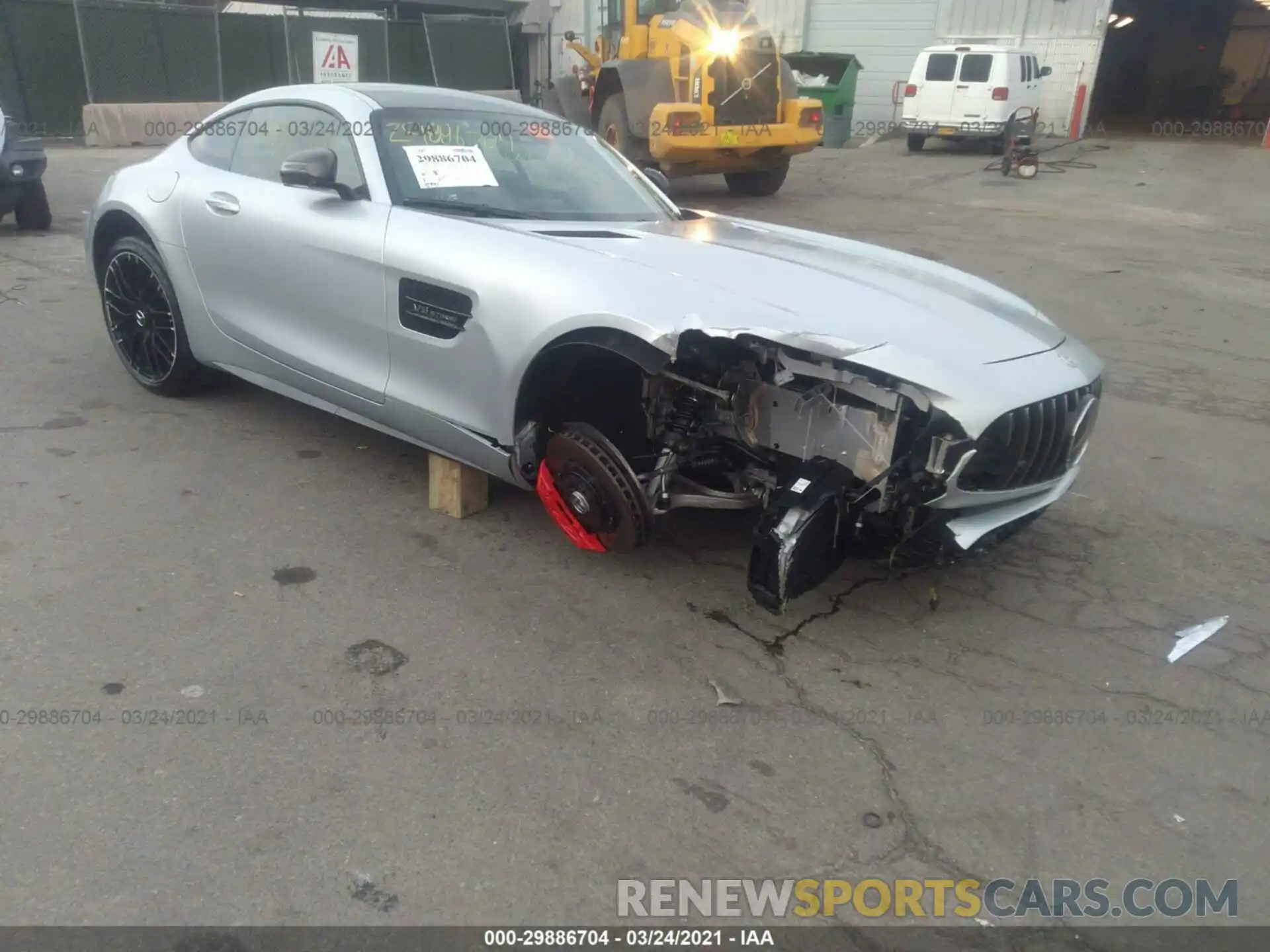 1 Photograph of a damaged car WDDYJ8AA7KA023591 MERCEDES-BENZ AMG GT 2019