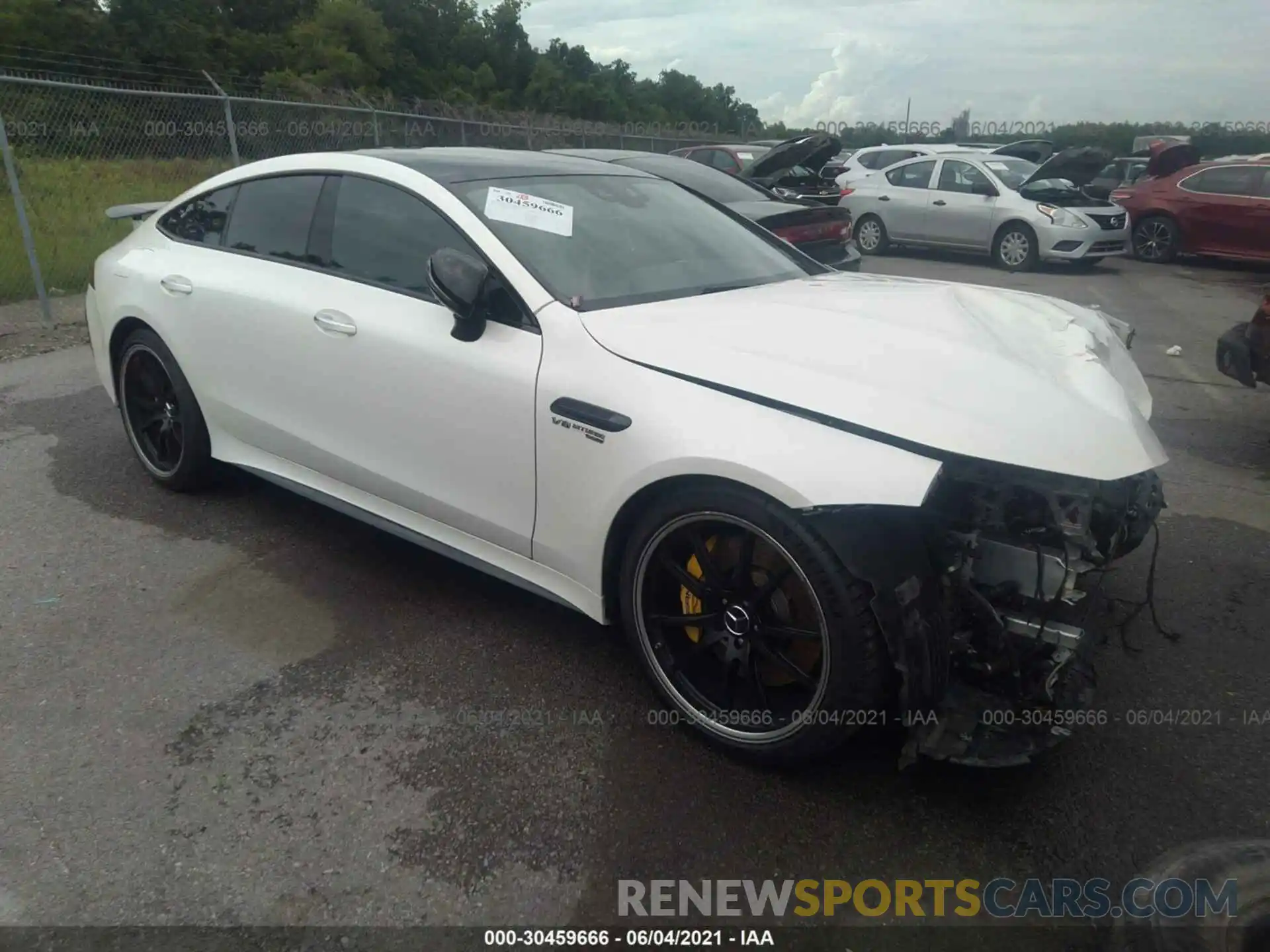 1 Photograph of a damaged car W1K7X8JB6LA016300 MERCEDES-BENZ AMG GT 2020