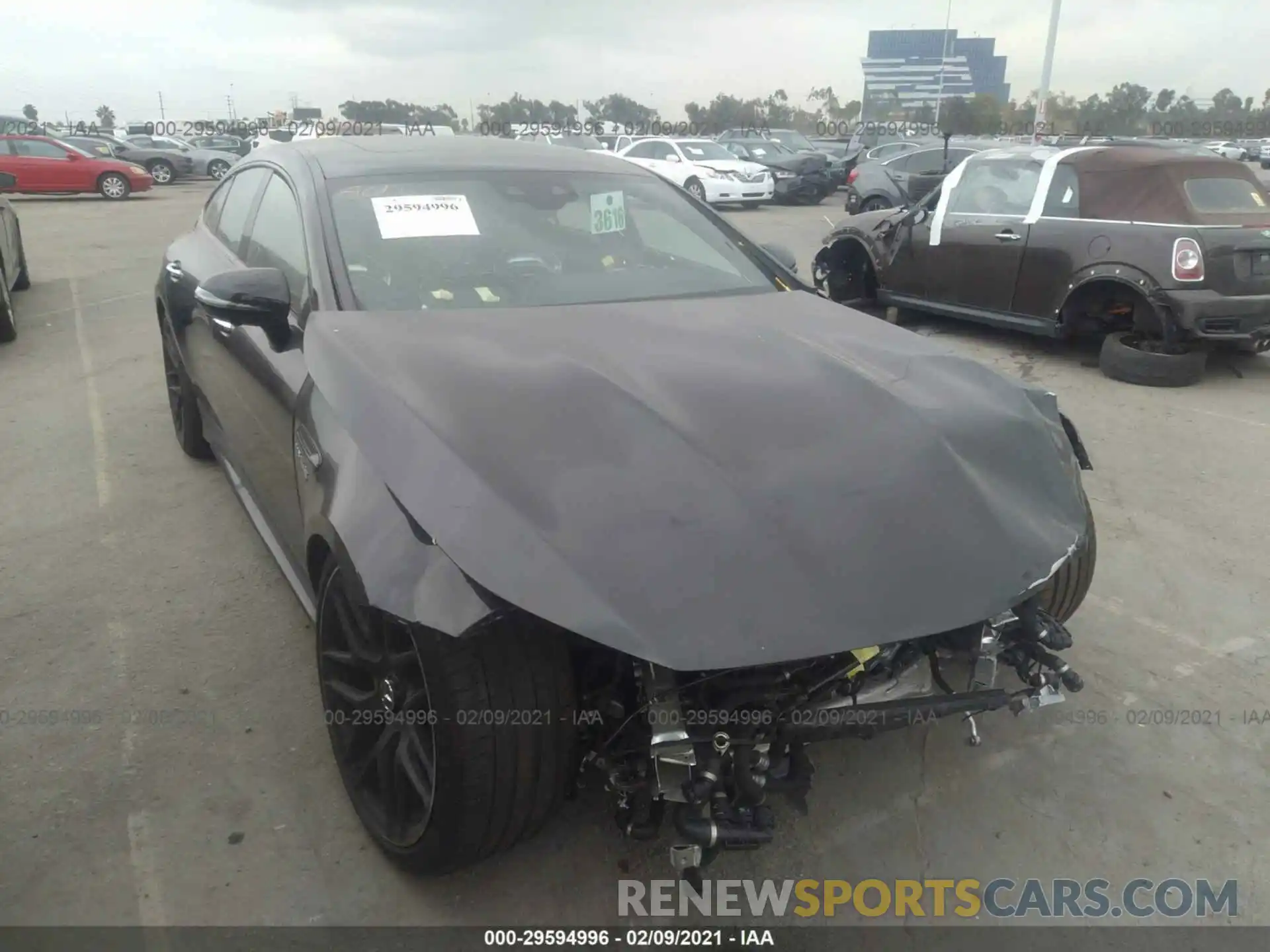 1 Photograph of a damaged car W1K7X8KB8LA030567 MERCEDES-BENZ AMG GT 2020