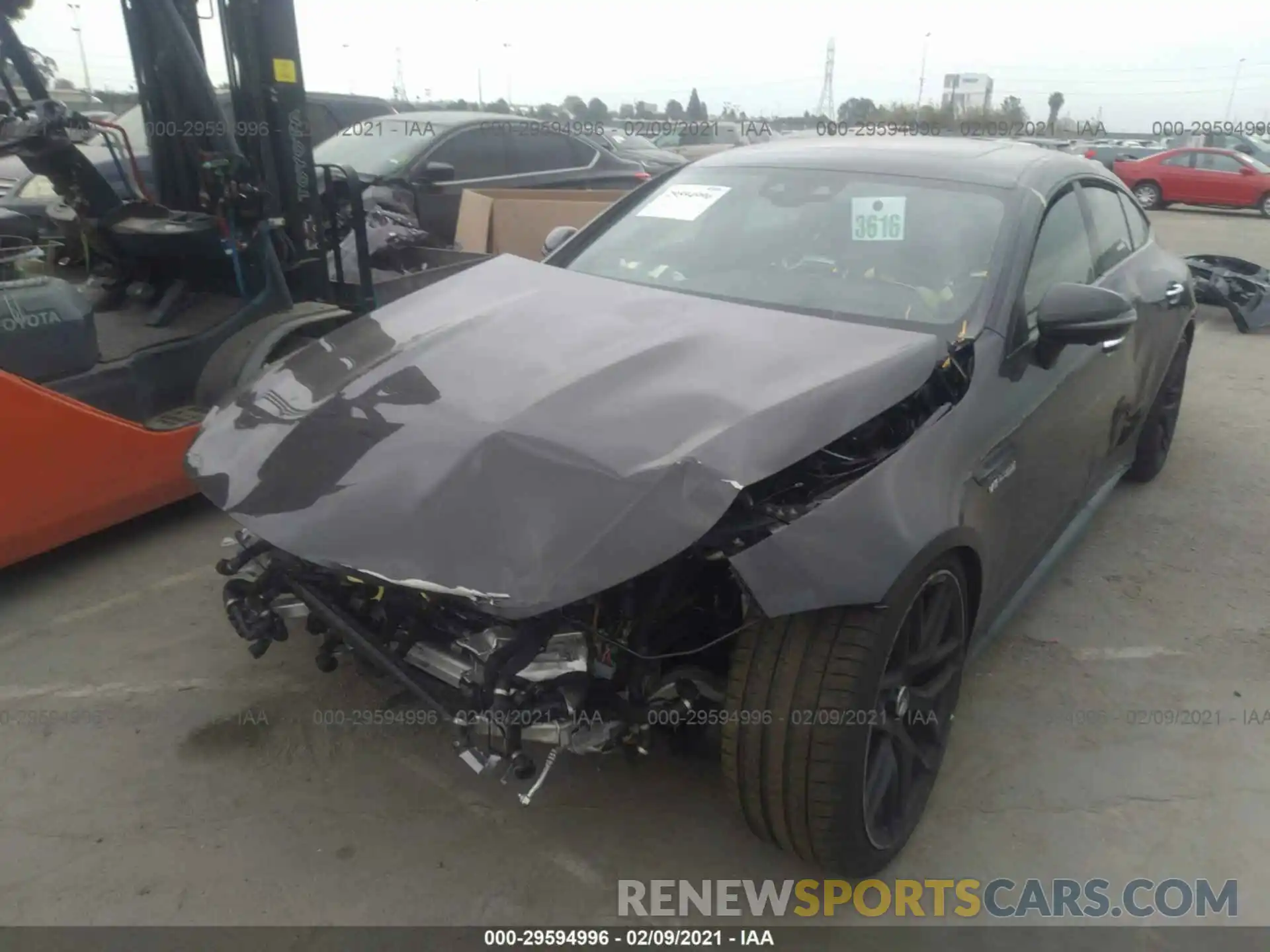 2 Photograph of a damaged car W1K7X8KB8LA030567 MERCEDES-BENZ AMG GT 2020