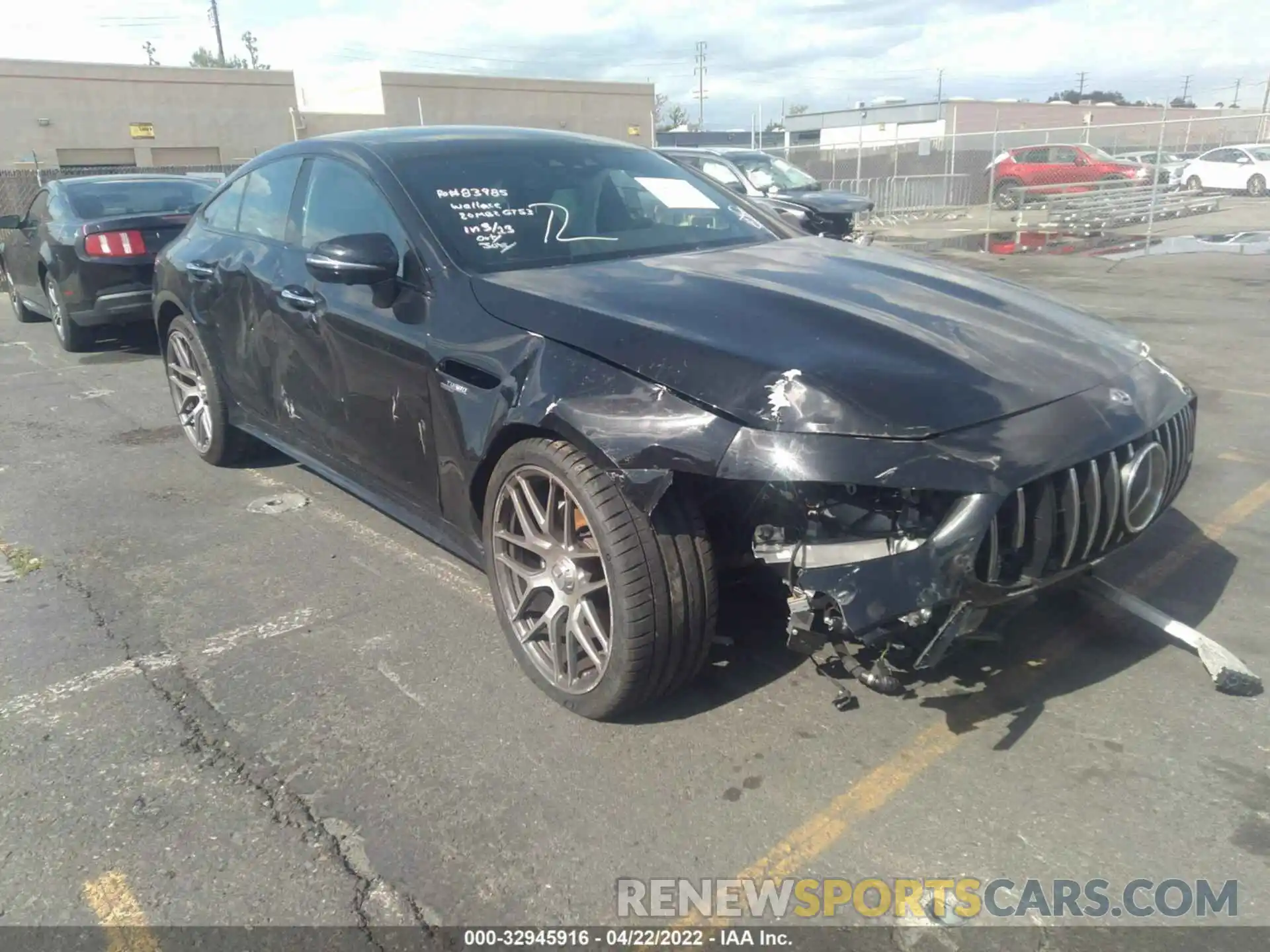 1 Photograph of a damaged car WDD7X6BB8LA013563 MERCEDES-BENZ AMG GT 2020