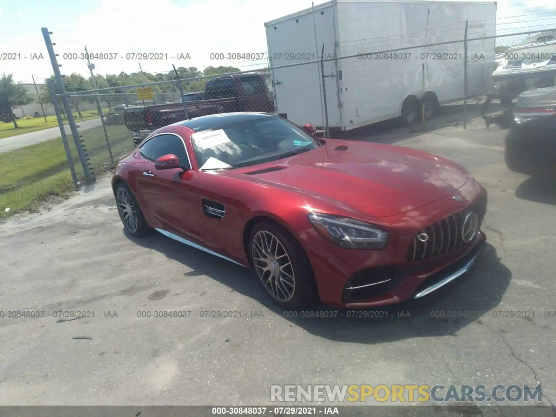 1 Photograph of a damaged car WDDYJ8AA7LA025486 MERCEDES-BENZ AMG GT 2020