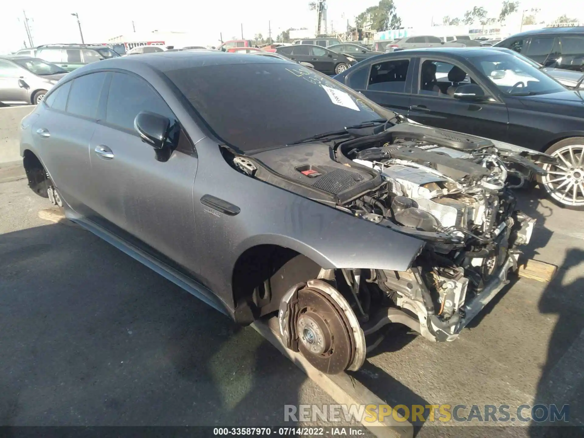 1 Photograph of a damaged car W1K7X5KB0MA035939 MERCEDES-BENZ AMG GT 2021