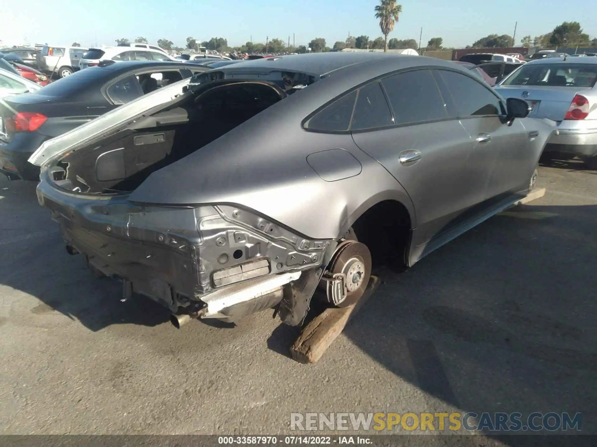 4 Photograph of a damaged car W1K7X5KB0MA035939 MERCEDES-BENZ AMG GT 2021