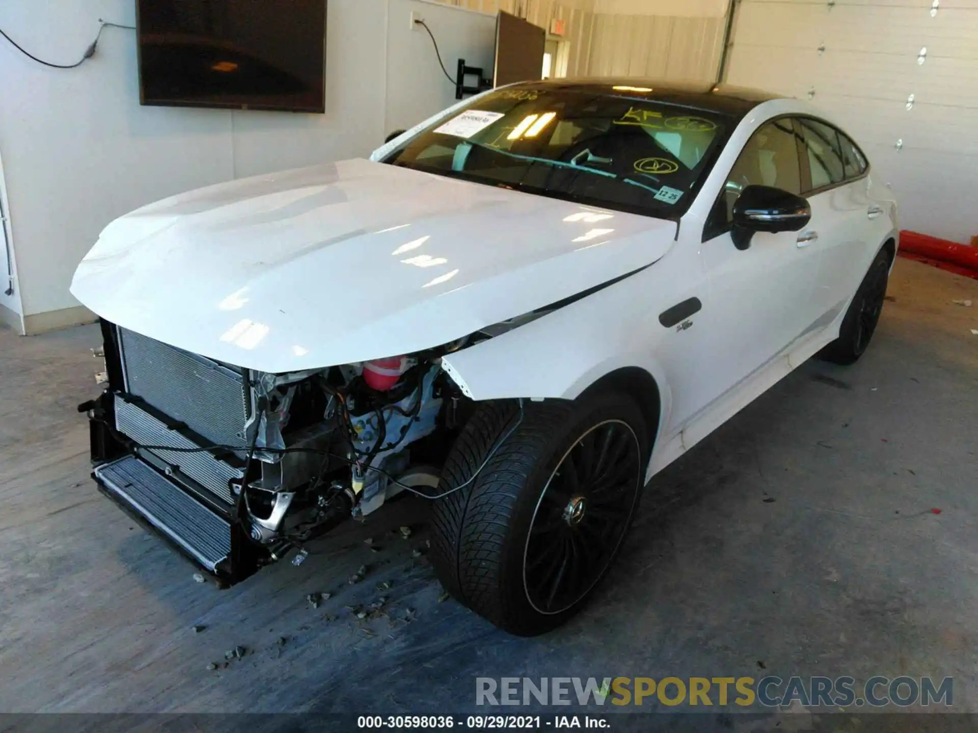 2 Photograph of a damaged car W1K7X5KB6MA037159 MERCEDES-BENZ AMG GT 2021