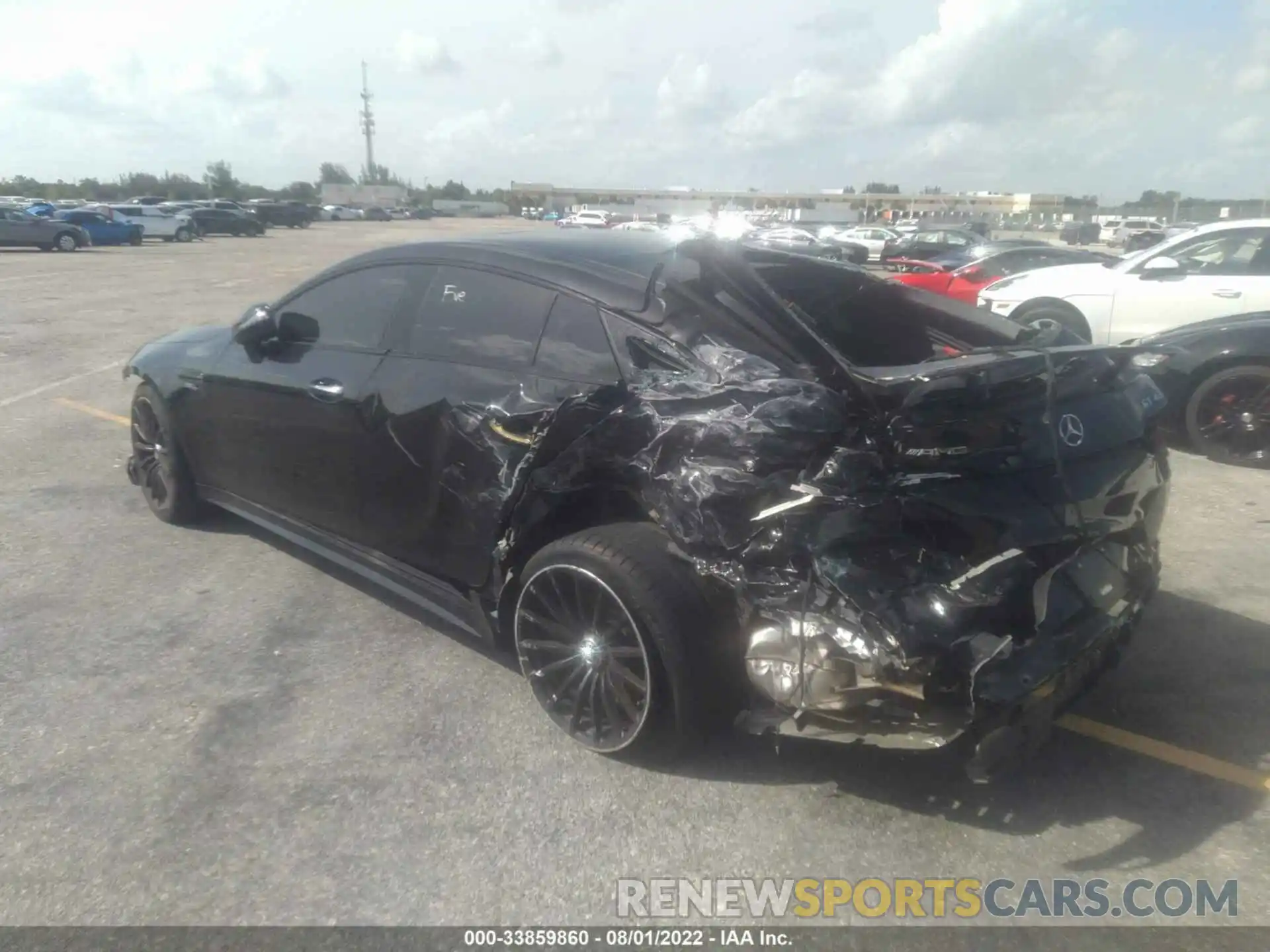 3 Photograph of a damaged car W1K7X5KB9MA039214 MERCEDES-BENZ AMG GT 2021