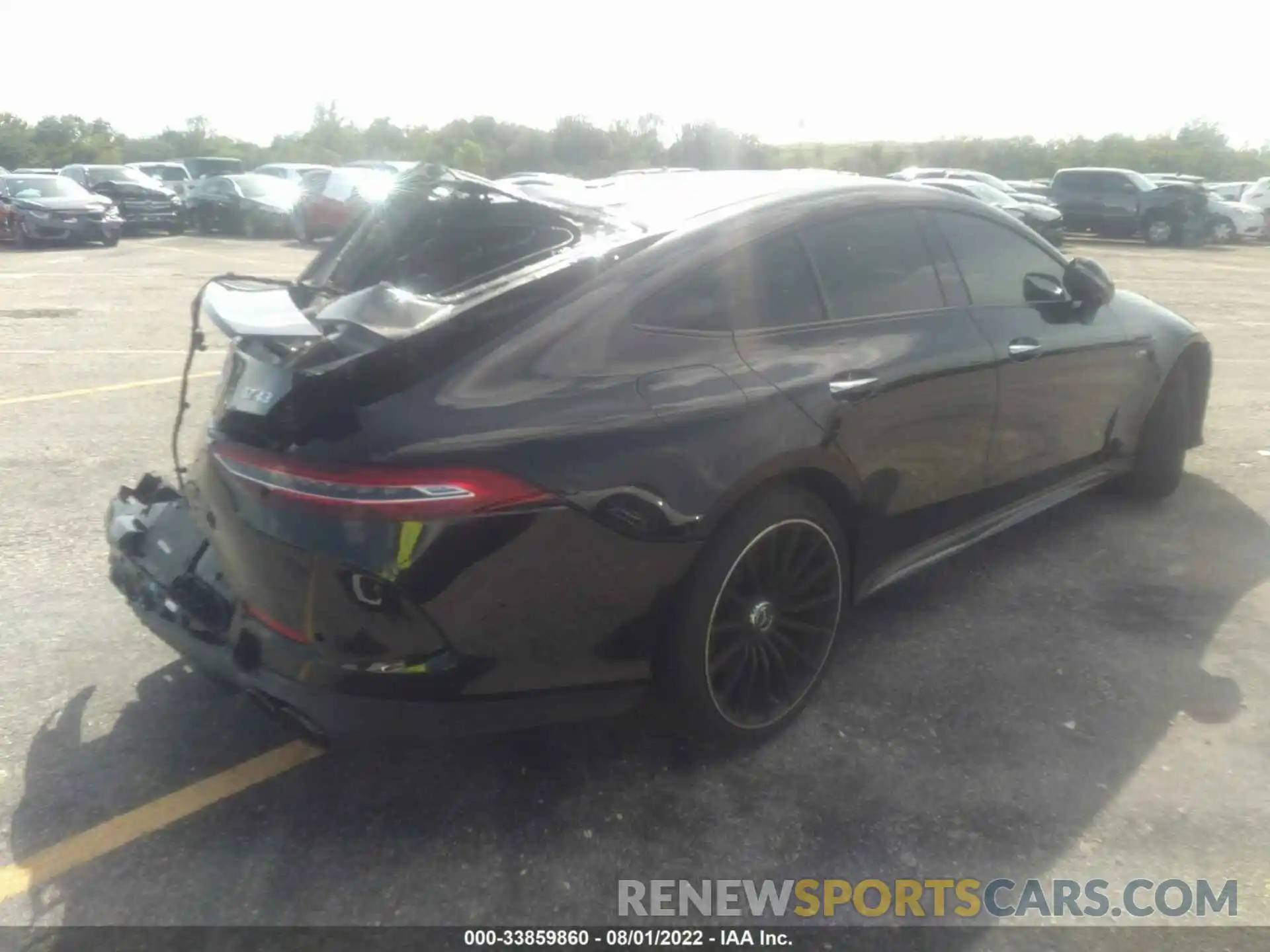 4 Photograph of a damaged car W1K7X5KB9MA039214 MERCEDES-BENZ AMG GT 2021