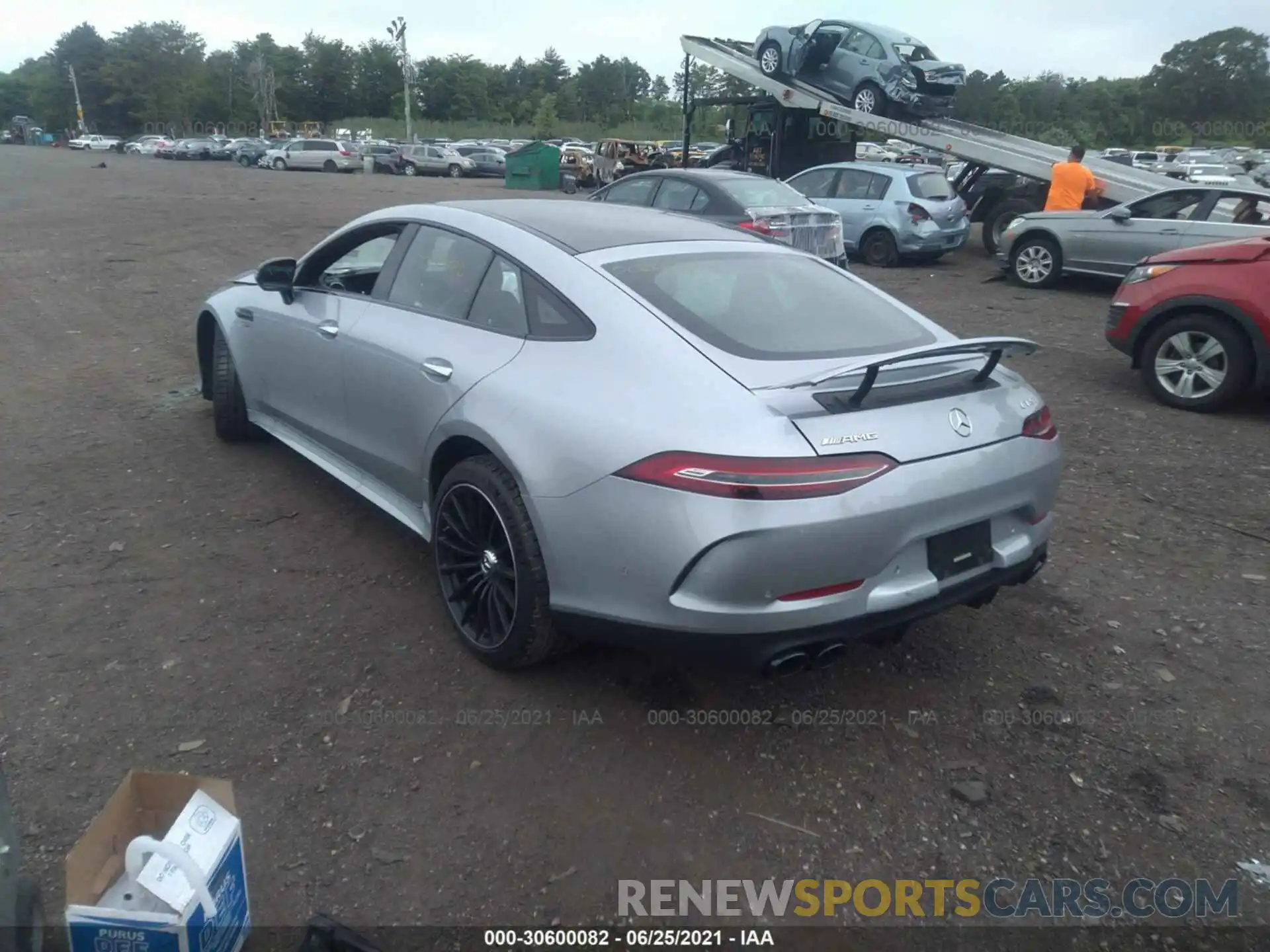 3 Photograph of a damaged car W1K7X6BB1MA038614 MERCEDES-BENZ AMG GT 2021