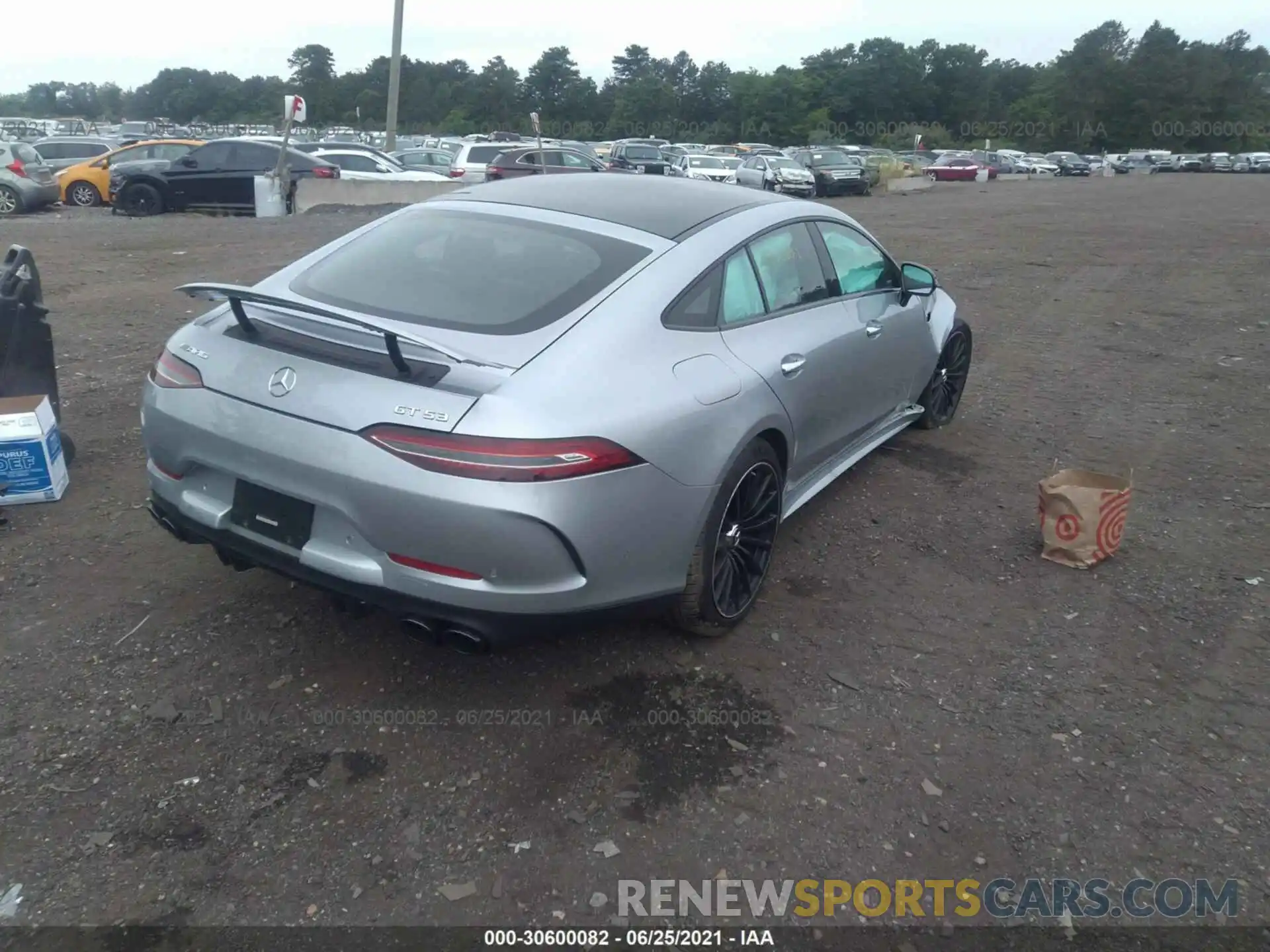 4 Photograph of a damaged car W1K7X6BB1MA038614 MERCEDES-BENZ AMG GT 2021