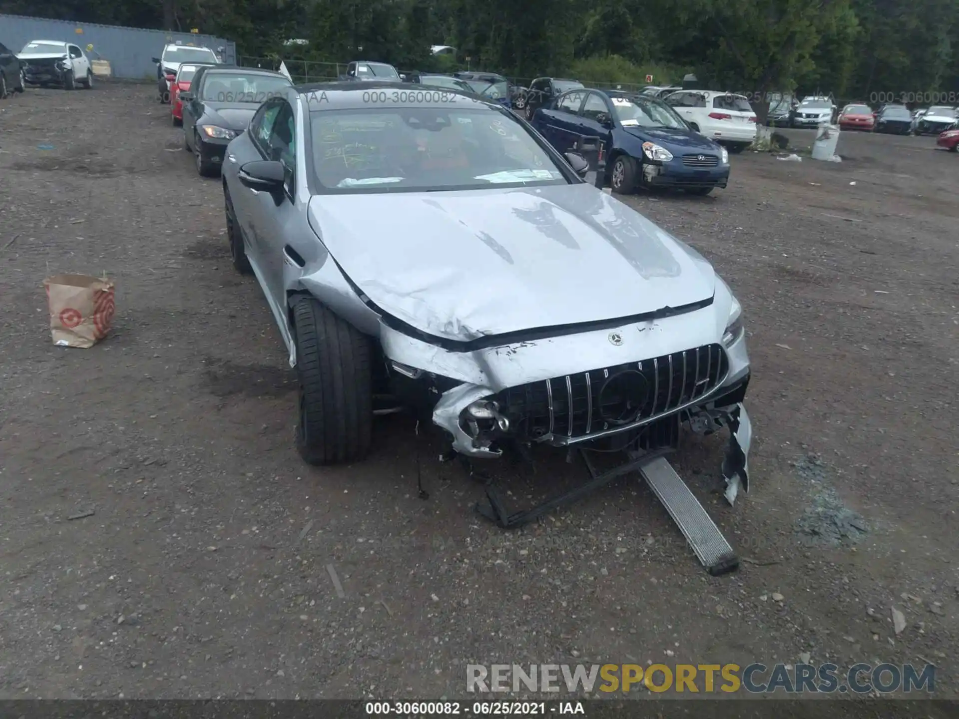 6 Photograph of a damaged car W1K7X6BB1MA038614 MERCEDES-BENZ AMG GT 2021