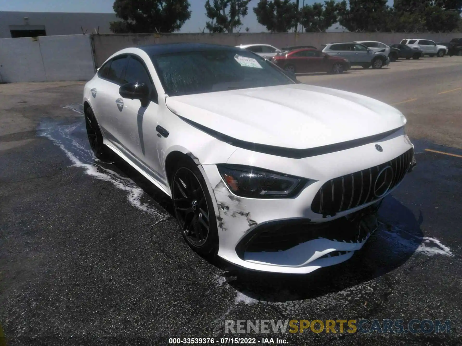 1 Photograph of a damaged car W1K7X6BB6MA036471 MERCEDES-BENZ AMG GT 2021