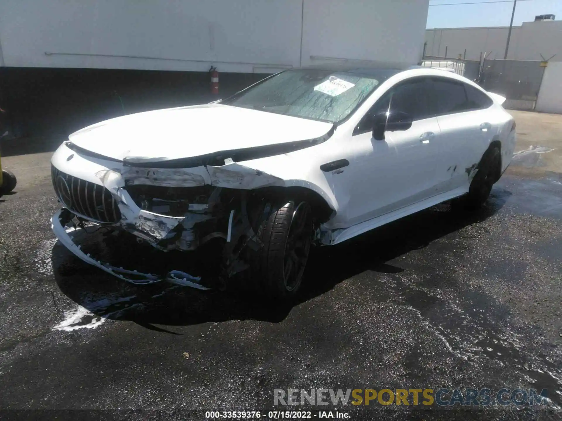 2 Photograph of a damaged car W1K7X6BB6MA036471 MERCEDES-BENZ AMG GT 2021