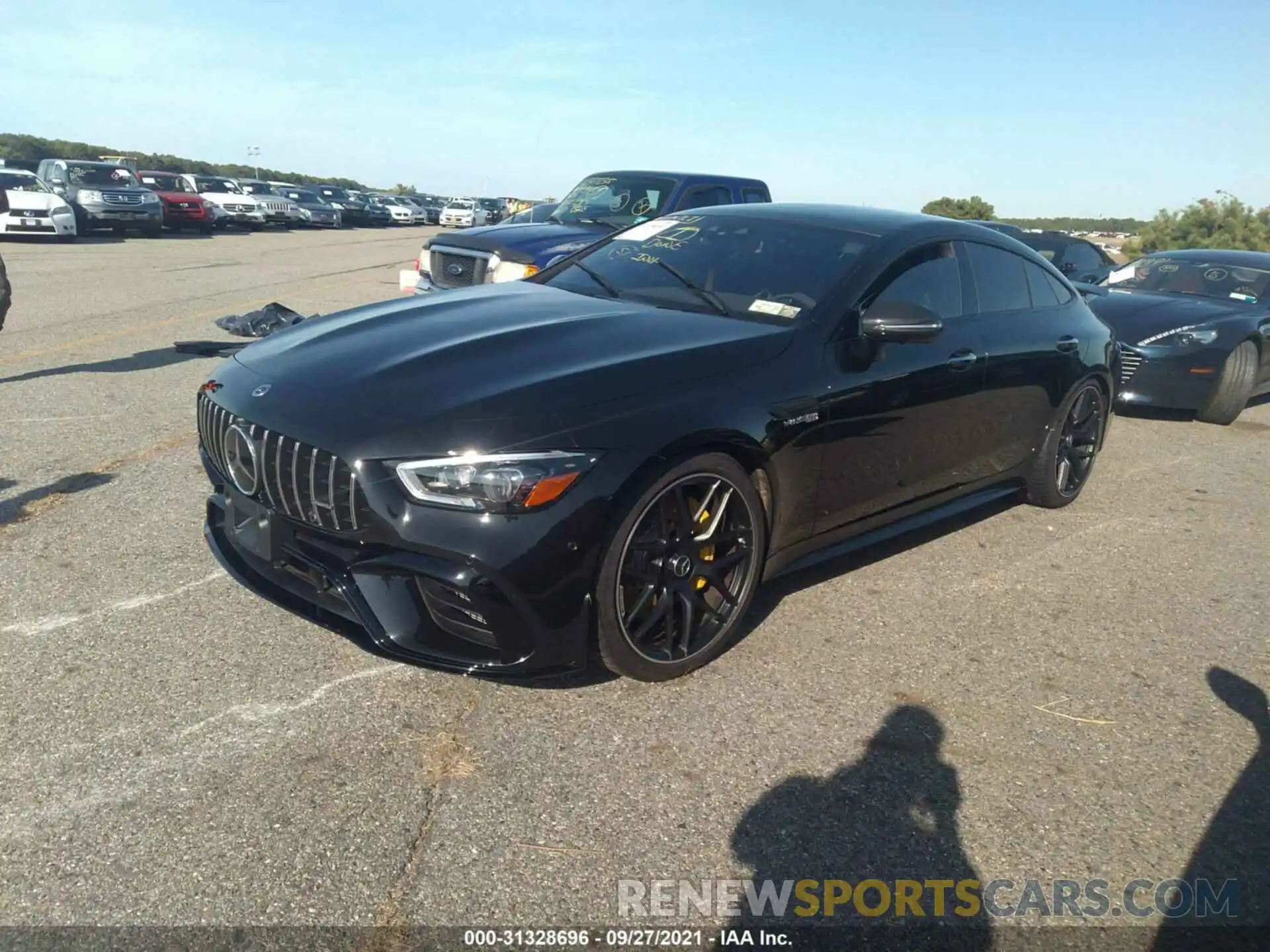 2 Photograph of a damaged car W1K7X8KB1MA044067 MERCEDES-BENZ AMG GT 2021