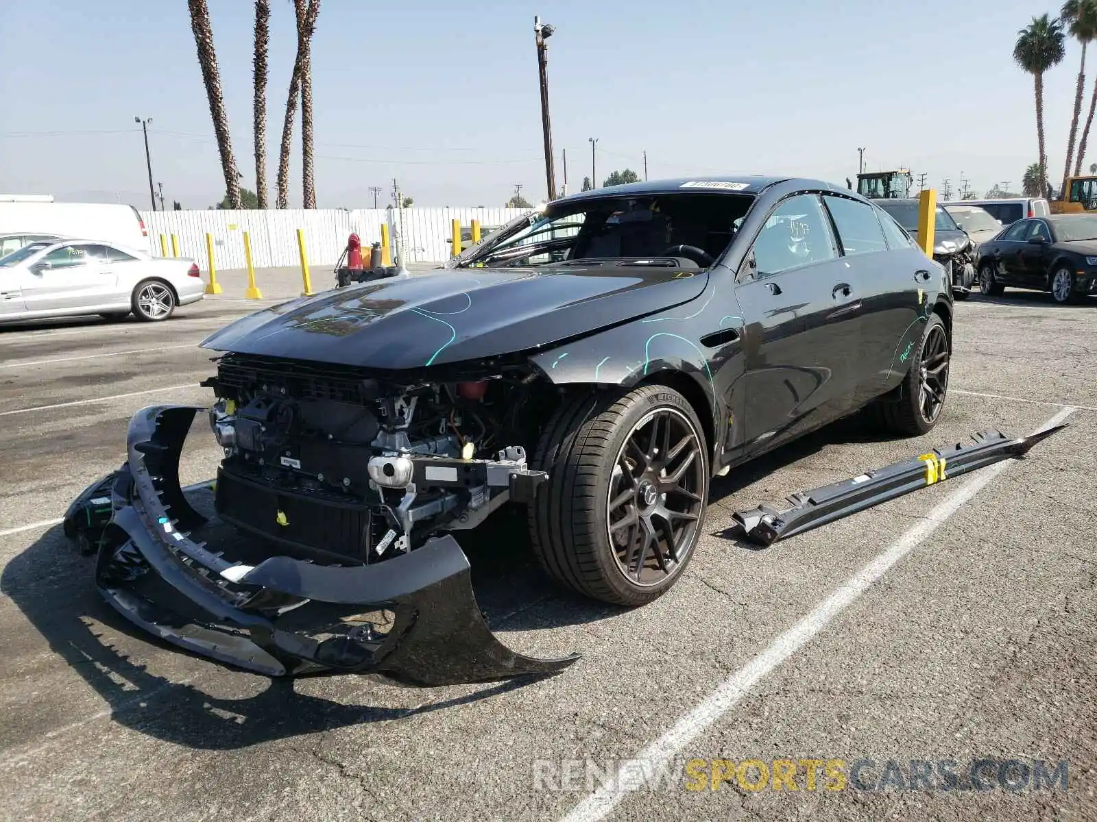 2 Photograph of a damaged car W1K7X6BB0LA016604 MERCEDES-BENZ AMG GT 53 2020