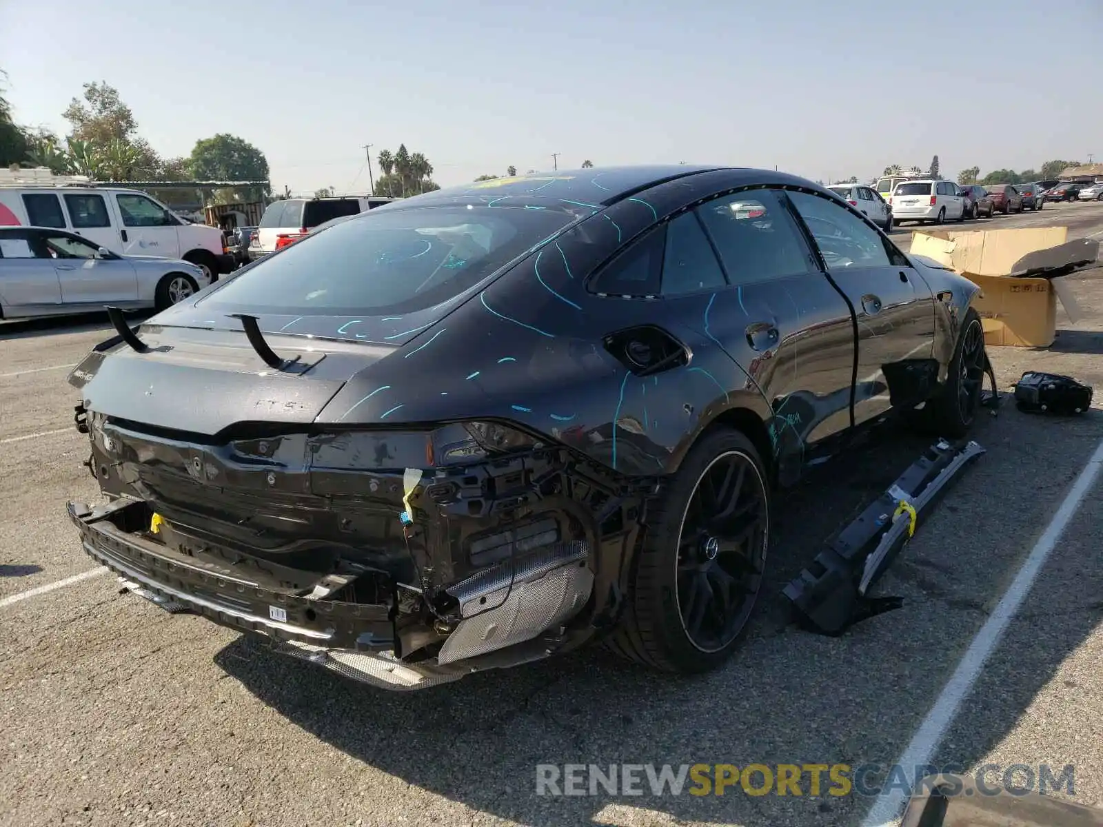 4 Photograph of a damaged car W1K7X6BB0LA016604 MERCEDES-BENZ AMG GT 53 2020