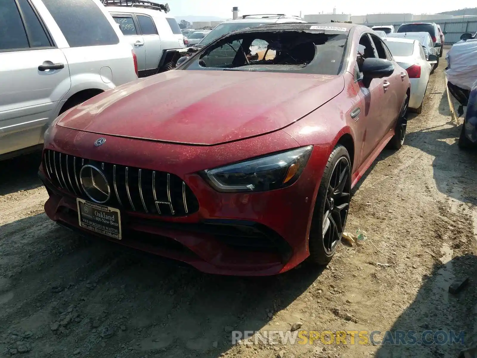 2 Photograph of a damaged car WDD7X6BB0LA013931 MERCEDES-BENZ AMG GT 53 2020