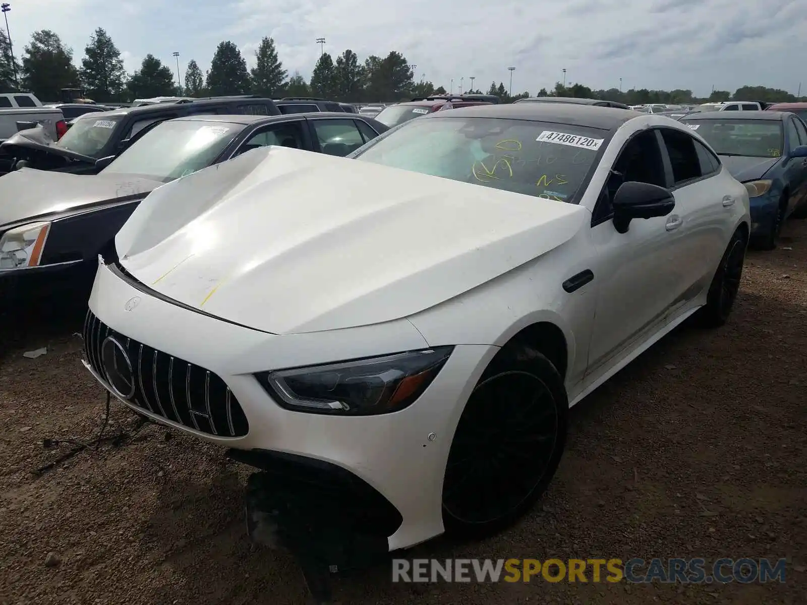 2 Photograph of a damaged car WDD7X6BB3LA012286 MERCEDES-BENZ AMG GT 53 2020