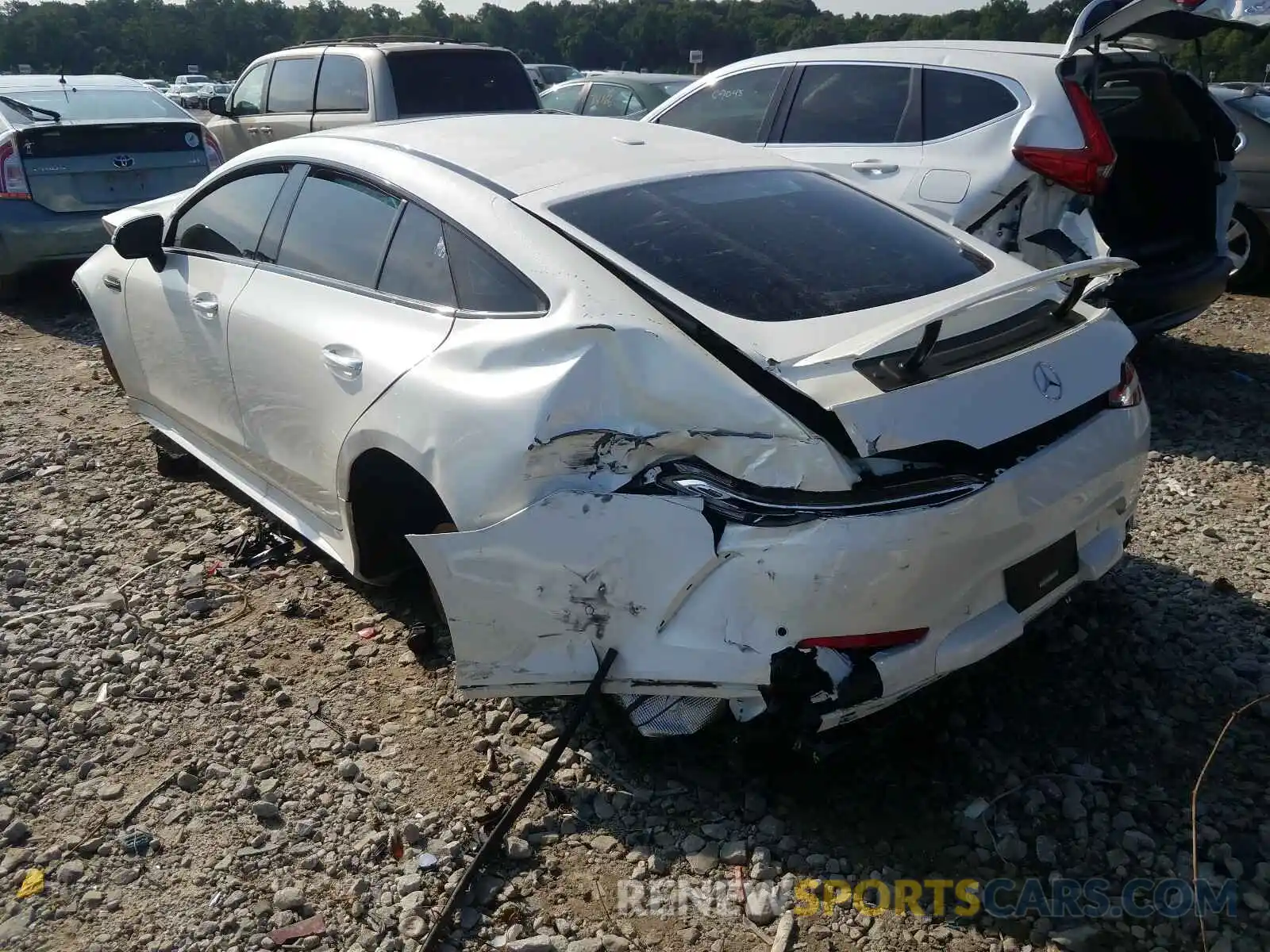 3 Фотография поврежденного автомобиля WDD7X6BB4LA013950 MERCEDES-BENZ AMG GT 53 2020