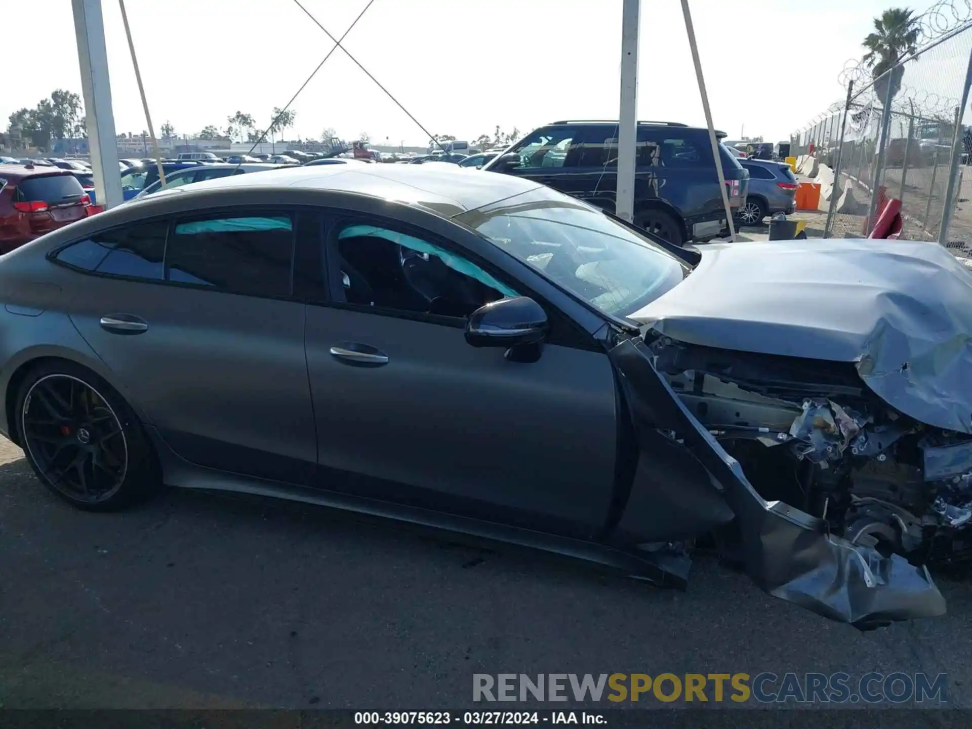 13 Photograph of a damaged car W1K7X6BB1RV000154 MERCEDES-BENZ AMG GT 53 4-DOOR 2024