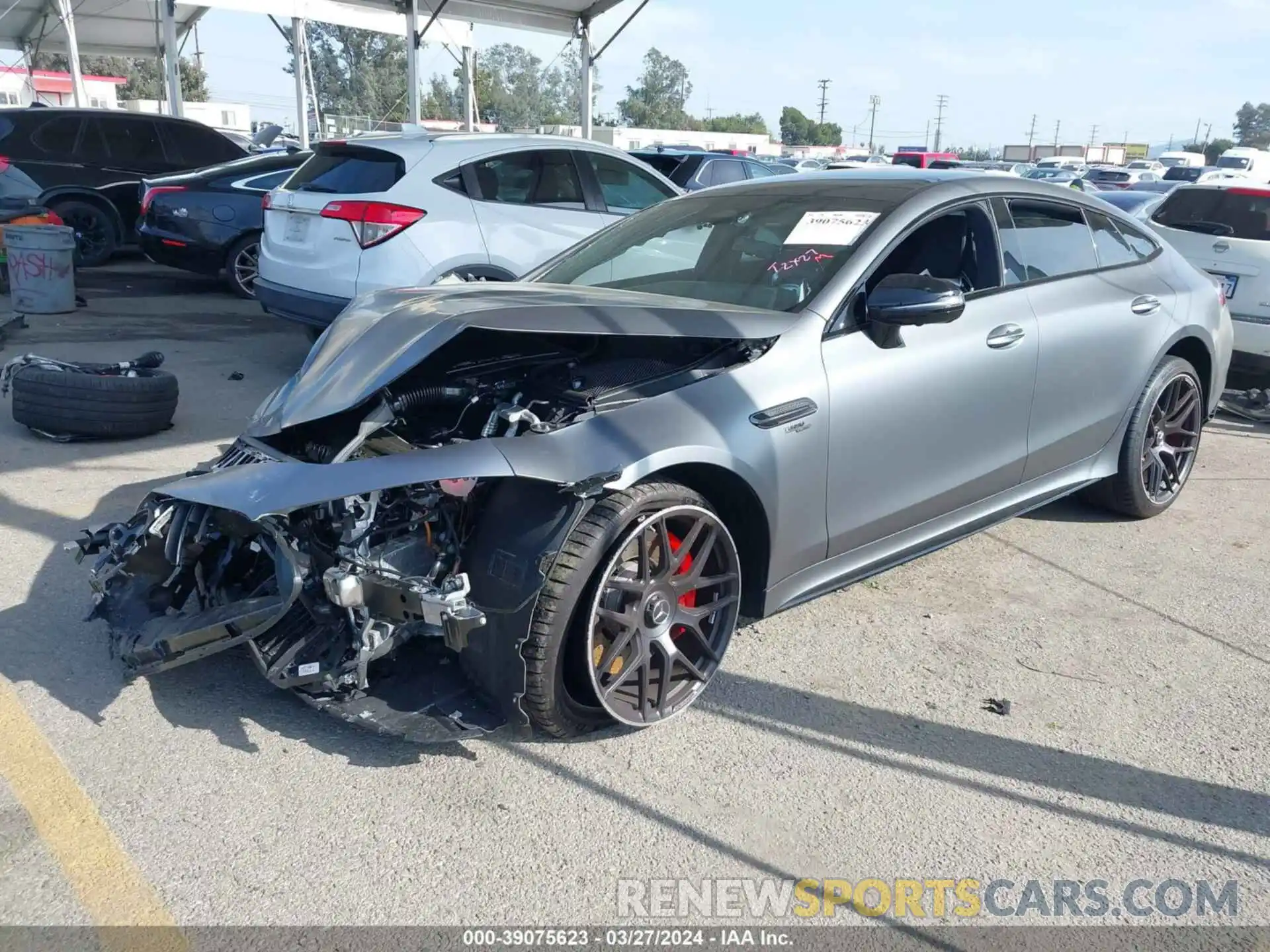 2 Photograph of a damaged car W1K7X6BB1RV000154 MERCEDES-BENZ AMG GT 53 4-DOOR 2024