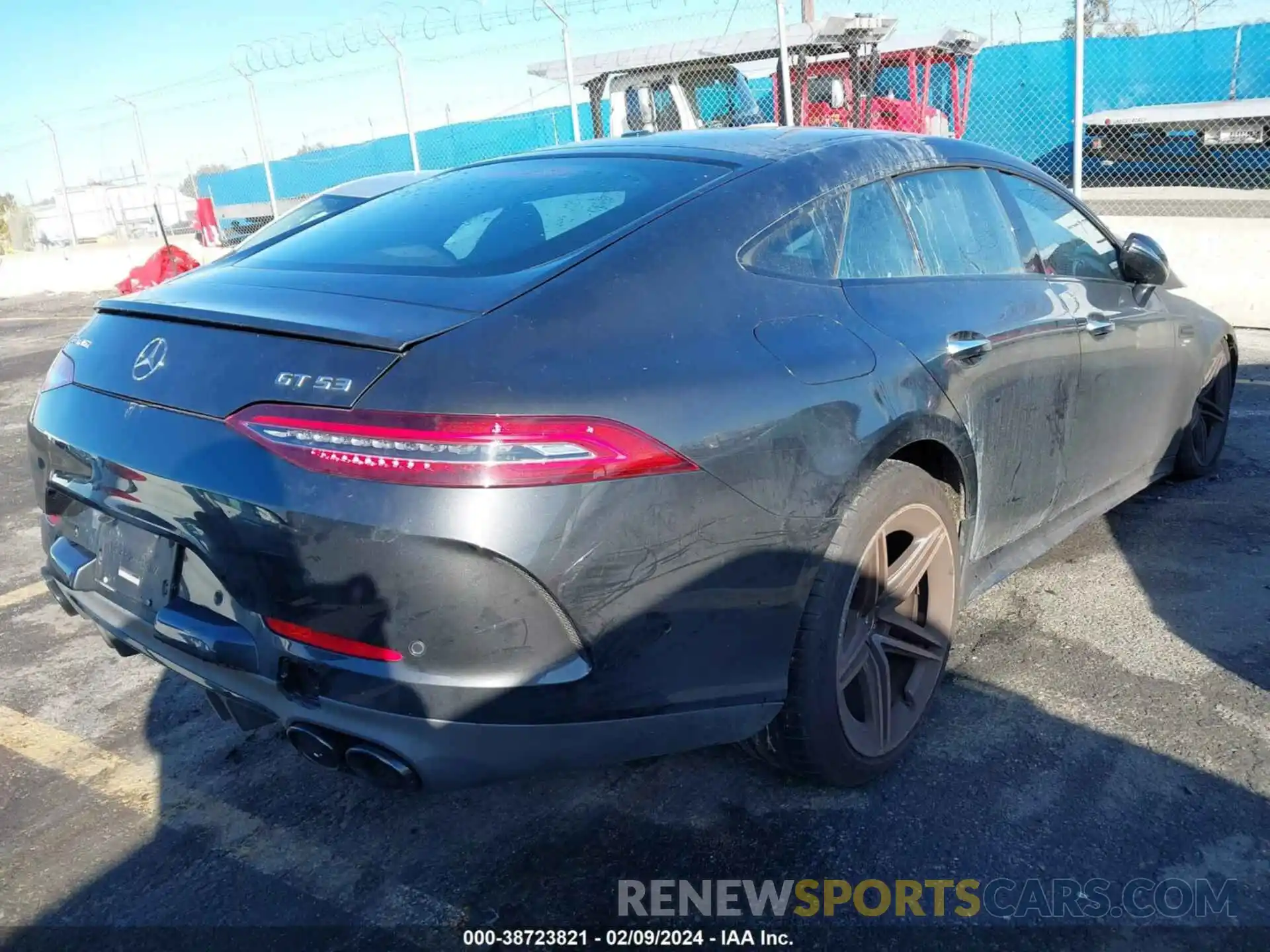 4 Фотография поврежденного автомобиля WDD7X6BB5KA006407 MERCEDES-BENZ AMG GT 53 4-DOOR COUPE 2019