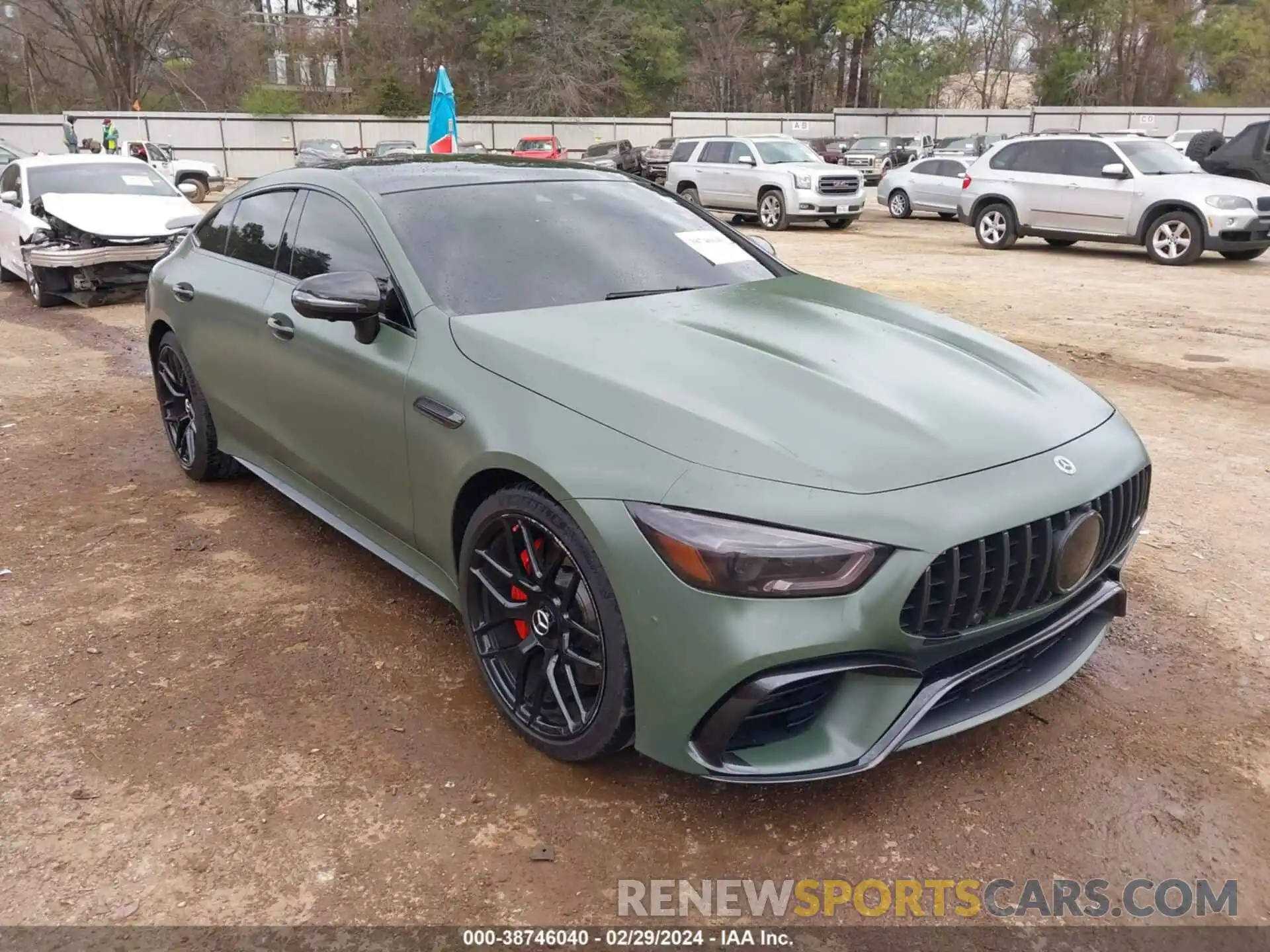 1 Photograph of a damaged car W1K7X8JB6MA036452 MERCEDES-BENZ AMG GT 63 4-DOOR COUPE 2021