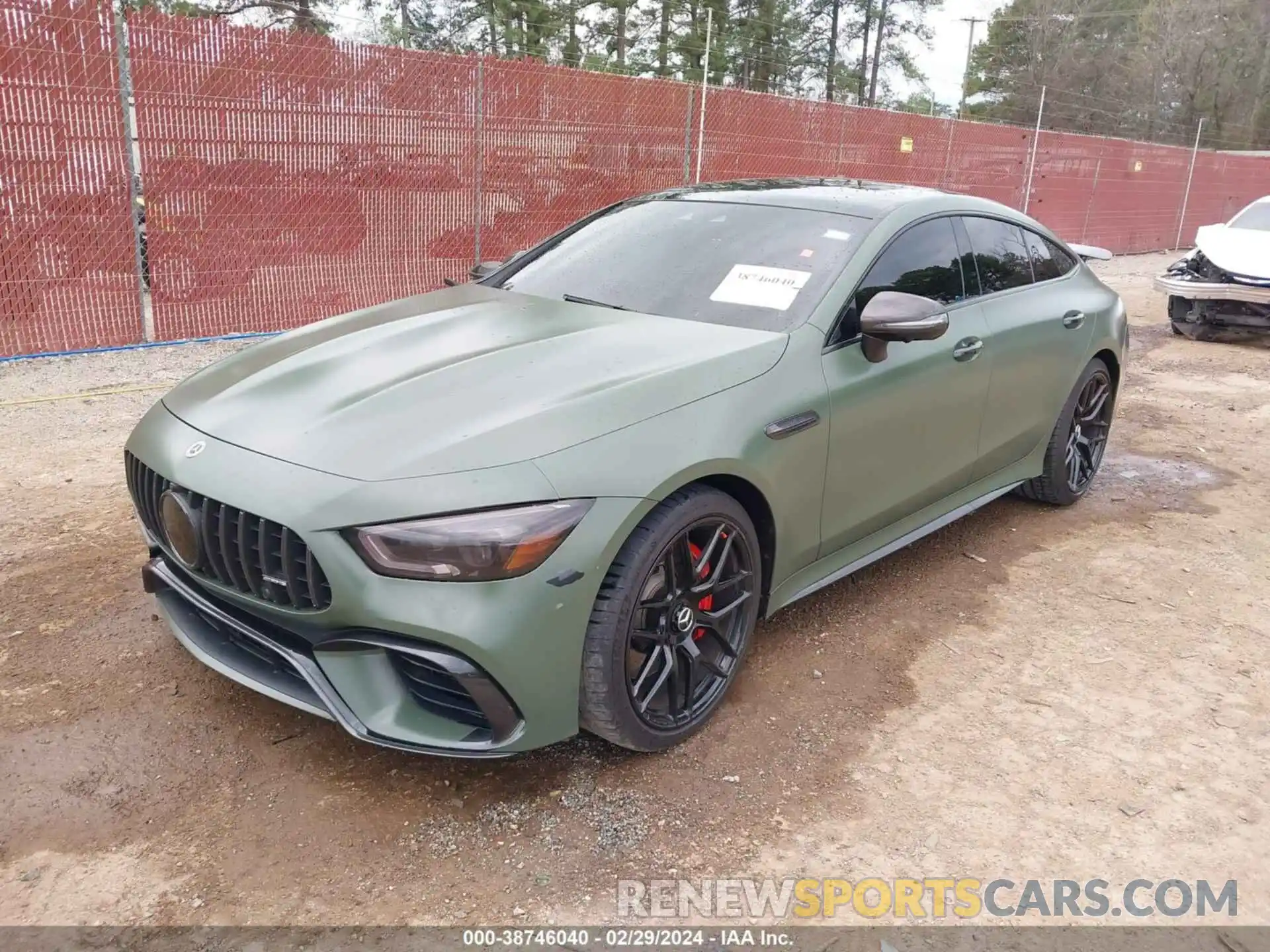 2 Photograph of a damaged car W1K7X8JB6MA036452 MERCEDES-BENZ AMG GT 63 4-DOOR COUPE 2021