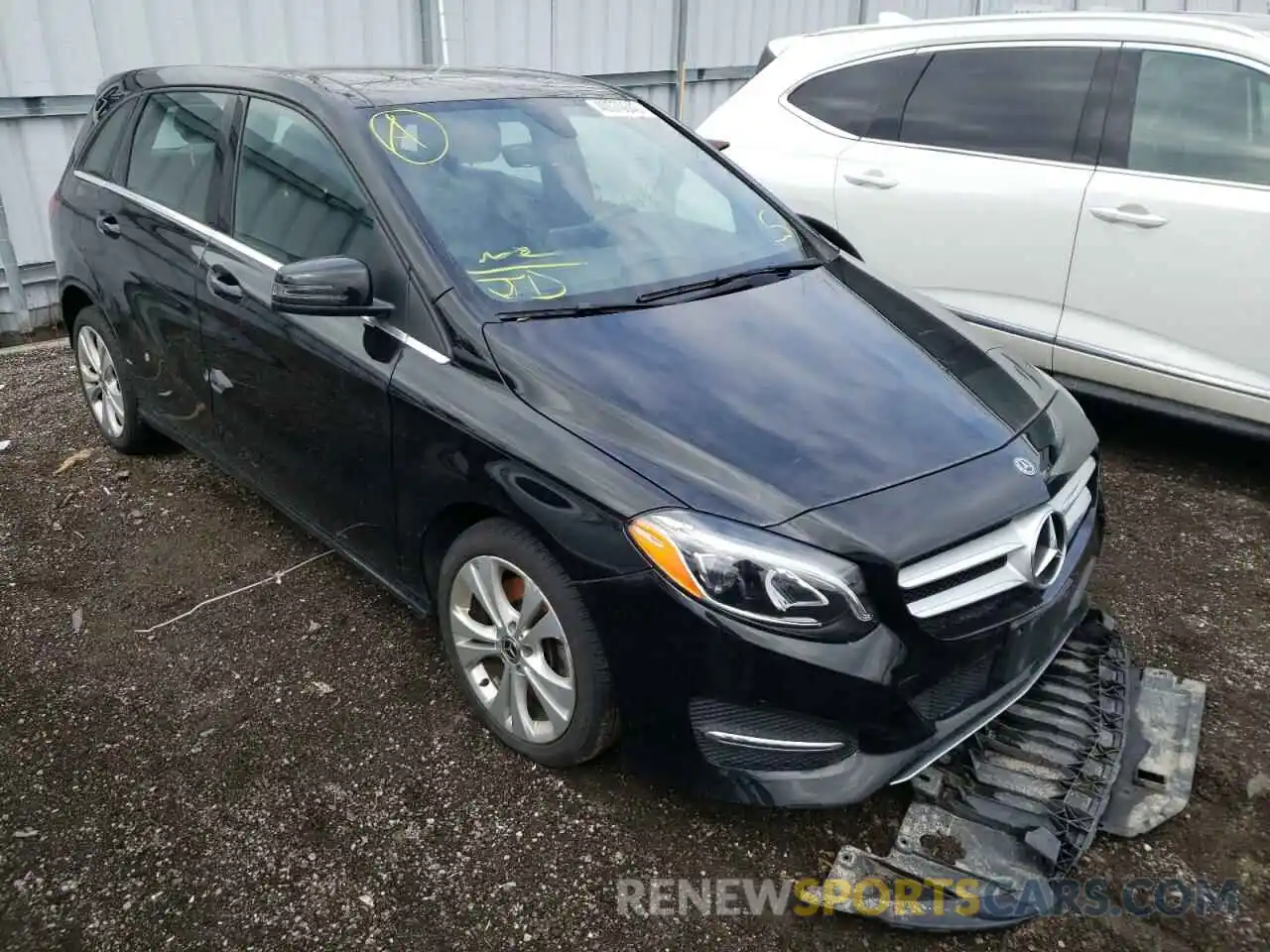 1 Photograph of a damaged car WDDMH4GB9KJ535212 MERCEDES-BENZ B-CLASS 2019