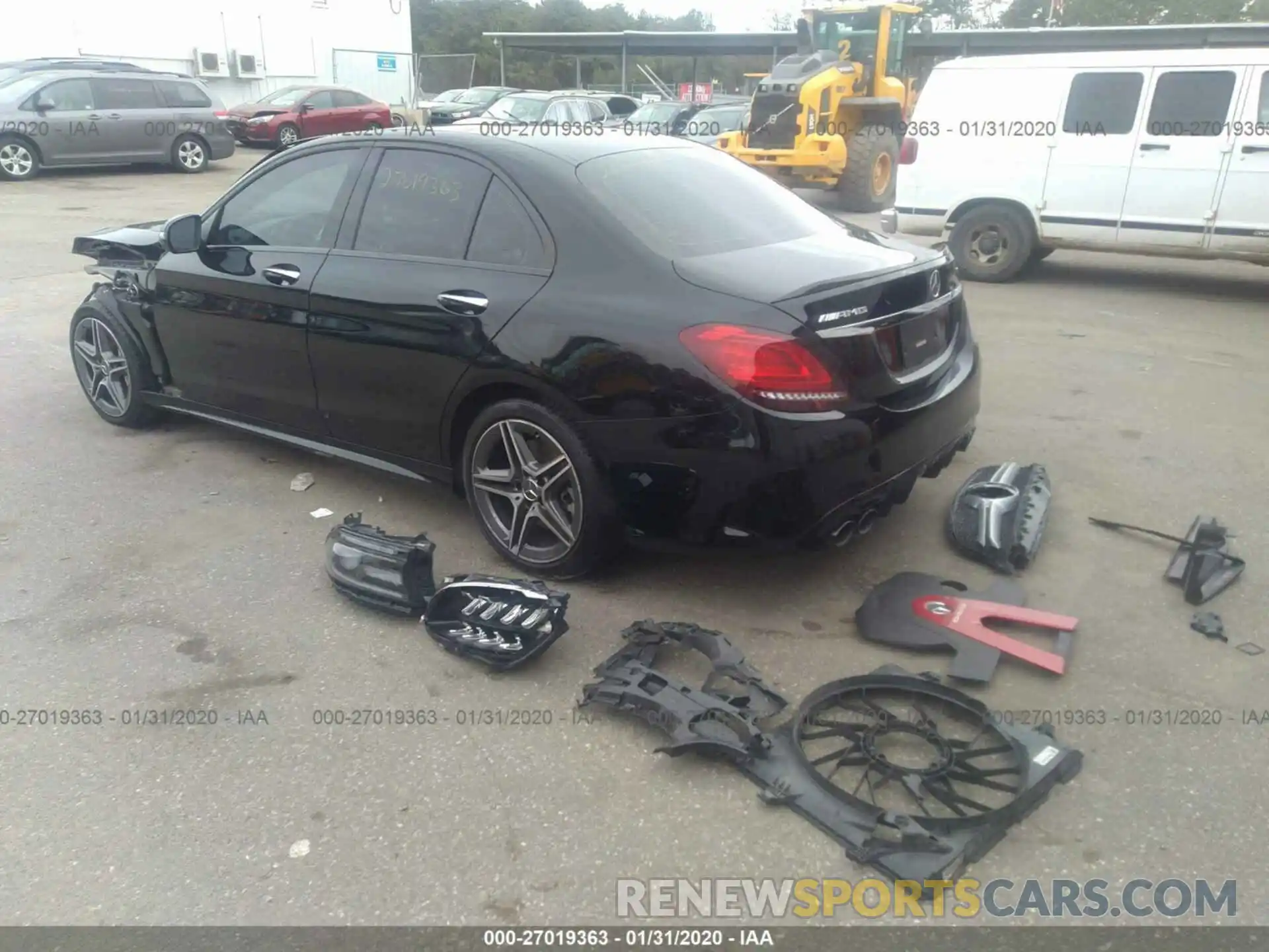 3 Photograph of a damaged car 55SWF6EB1KU288250 MERCEDES-BENZ C 2019