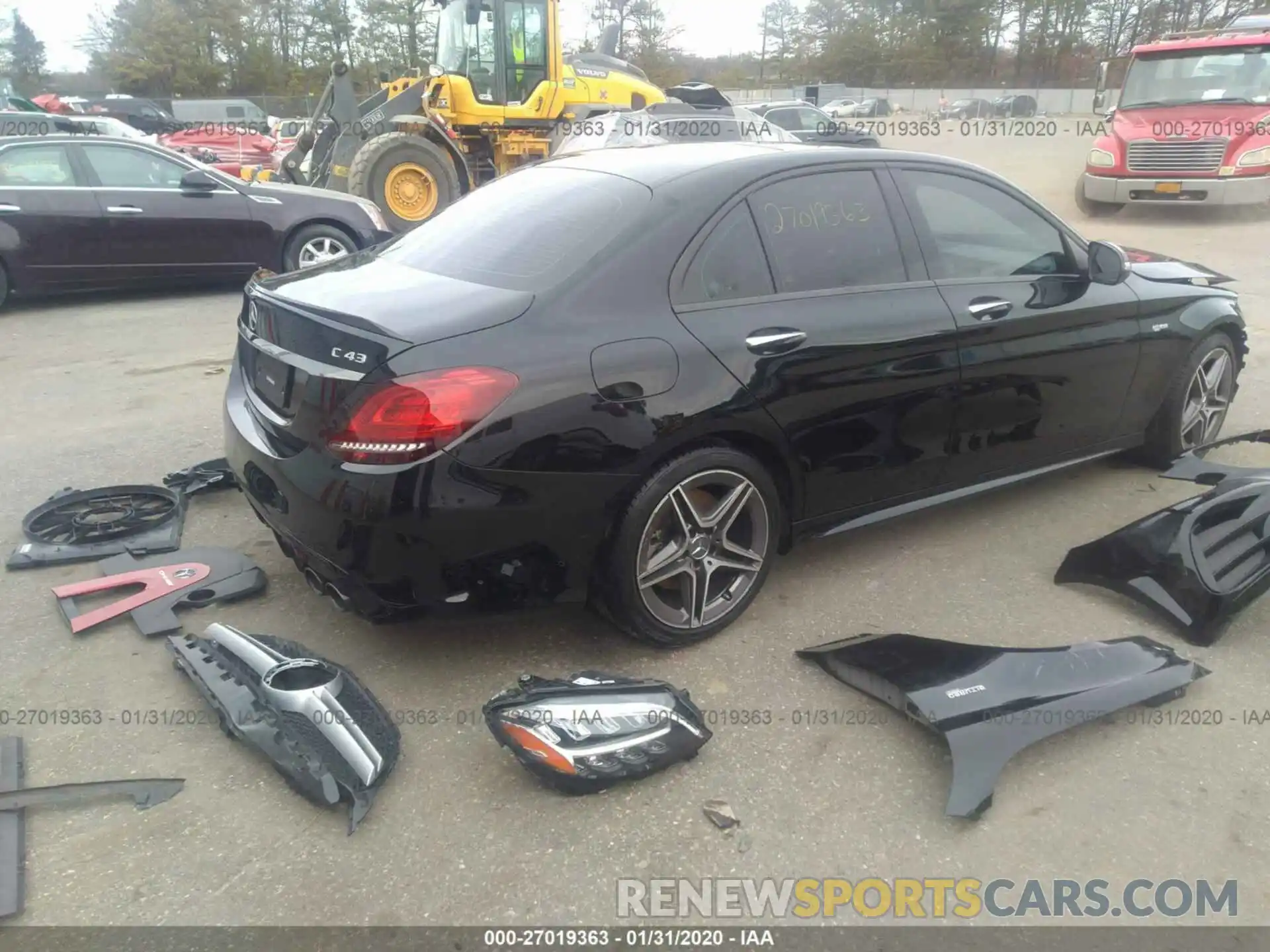 4 Photograph of a damaged car 55SWF6EB1KU288250 MERCEDES-BENZ C 2019