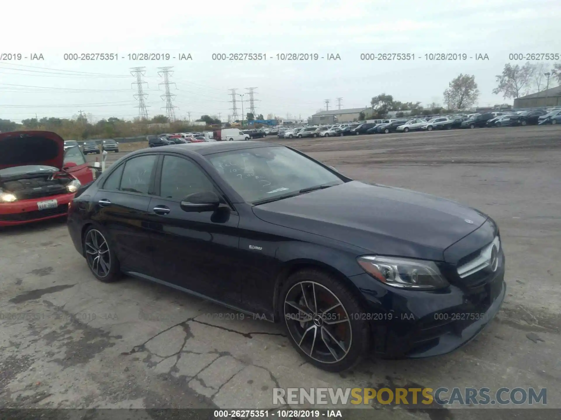 1 Photograph of a damaged car 55SWF6EB2KU294008 MERCEDES-BENZ C 2019